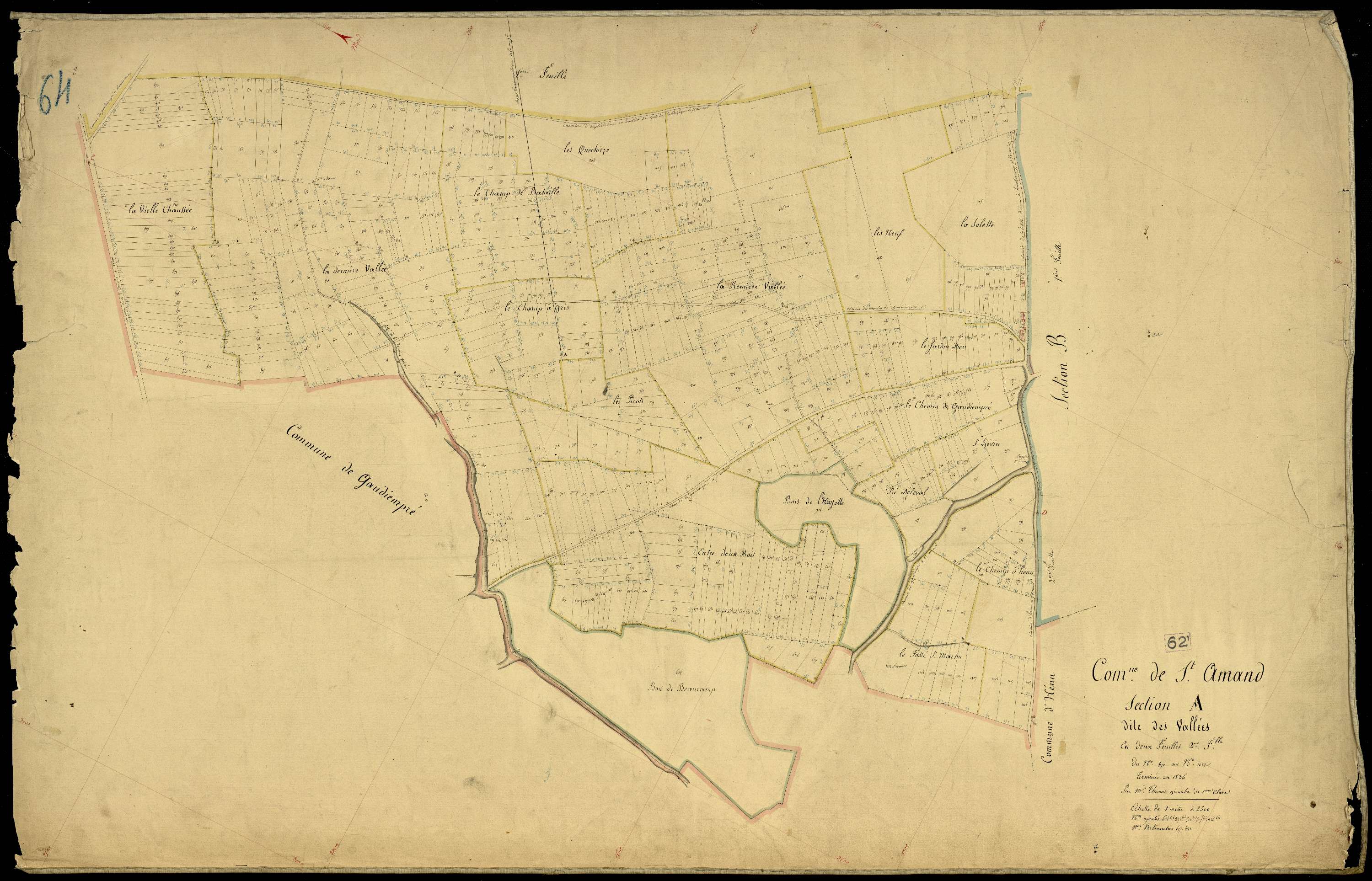 Saint-Amand - Section A, 2e feuille