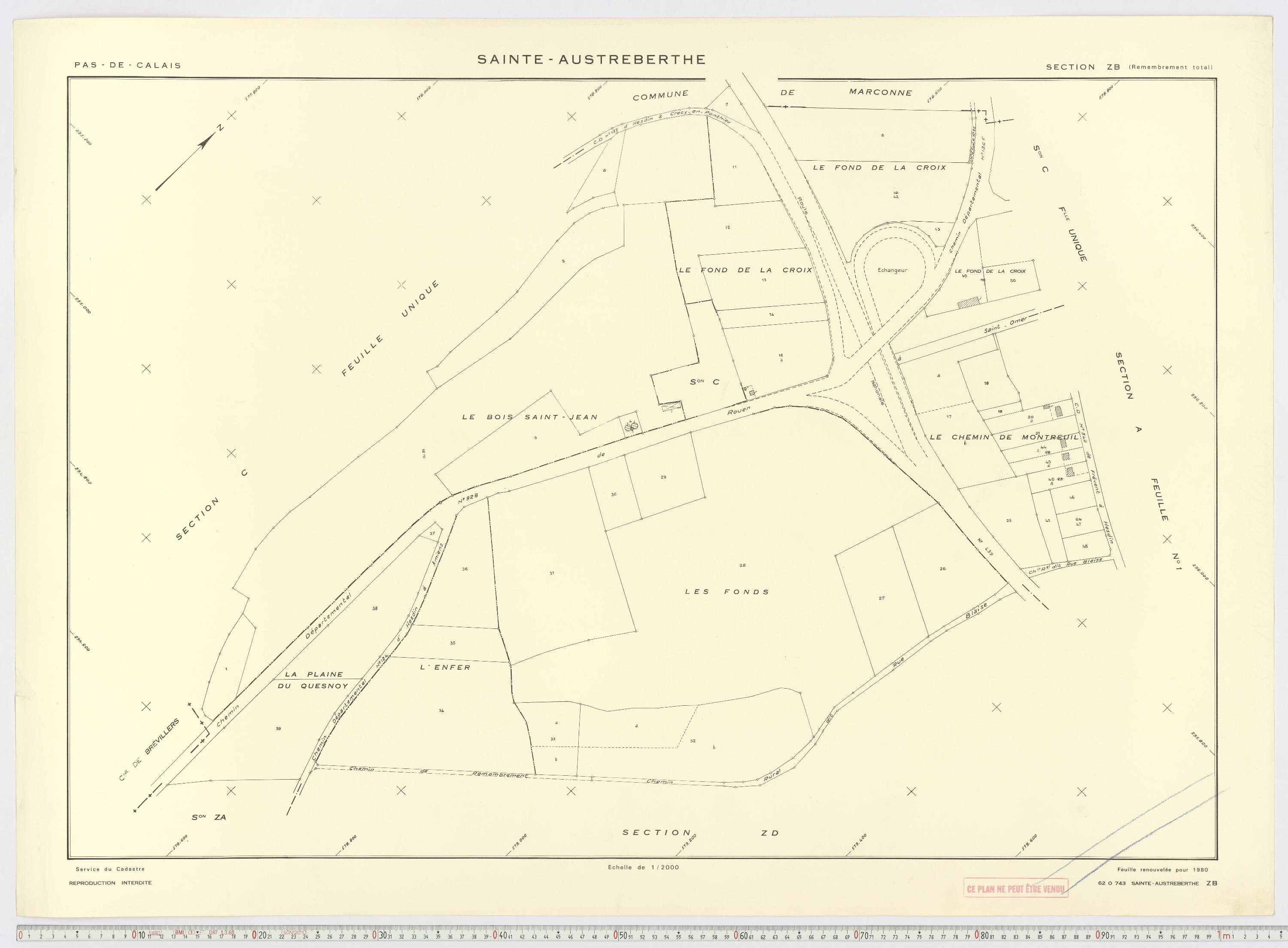 Sainte-Austreberthe - Section ZB.