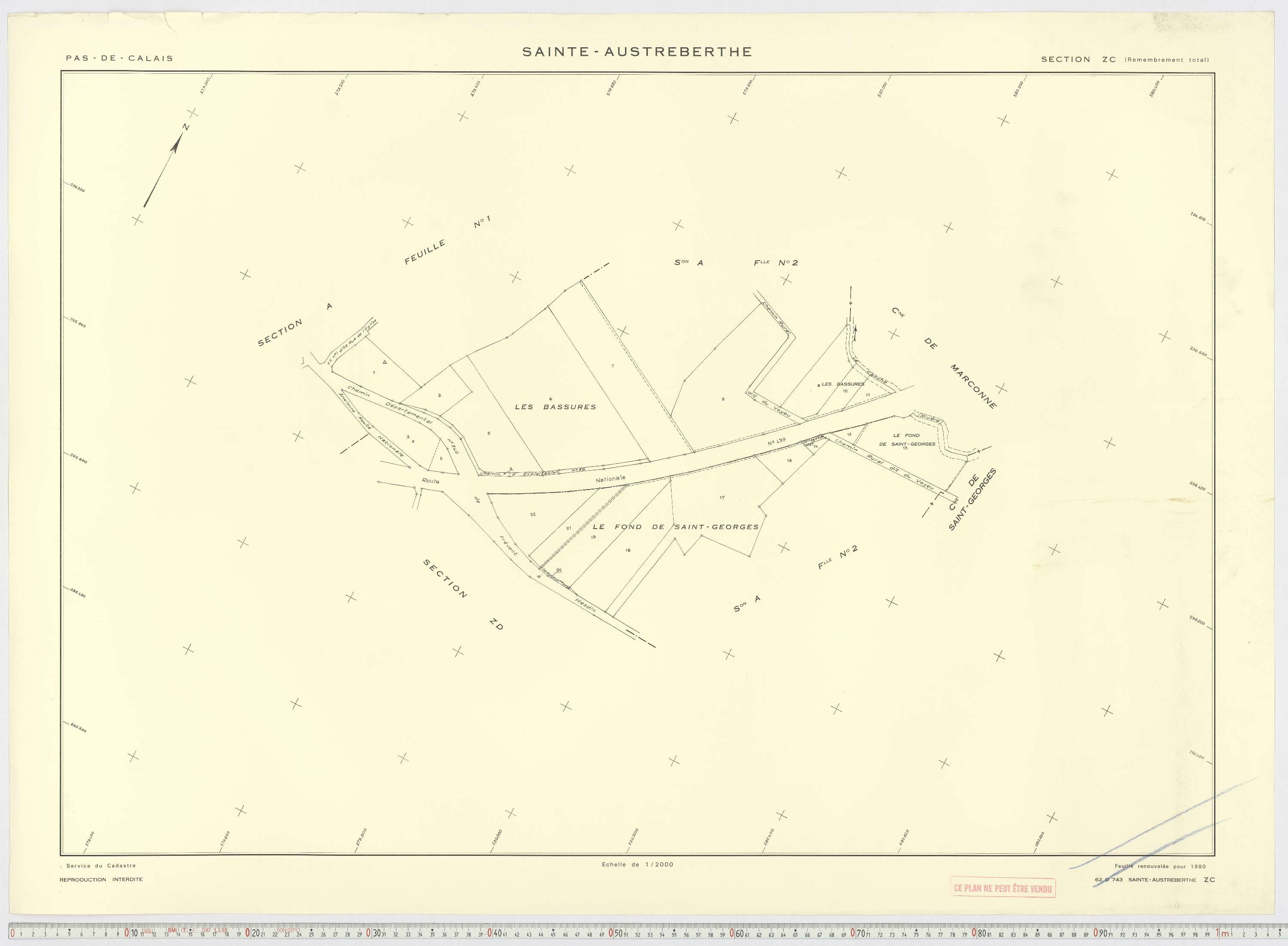 Sainte-Austreberthe - Section ZC.