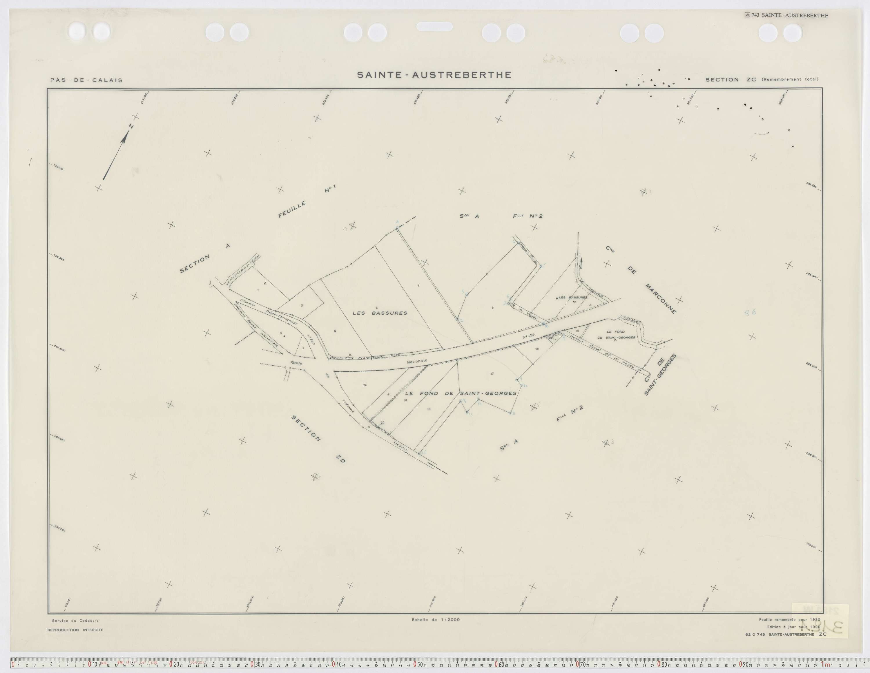 Sainte-Austreberthe - Section ZC.