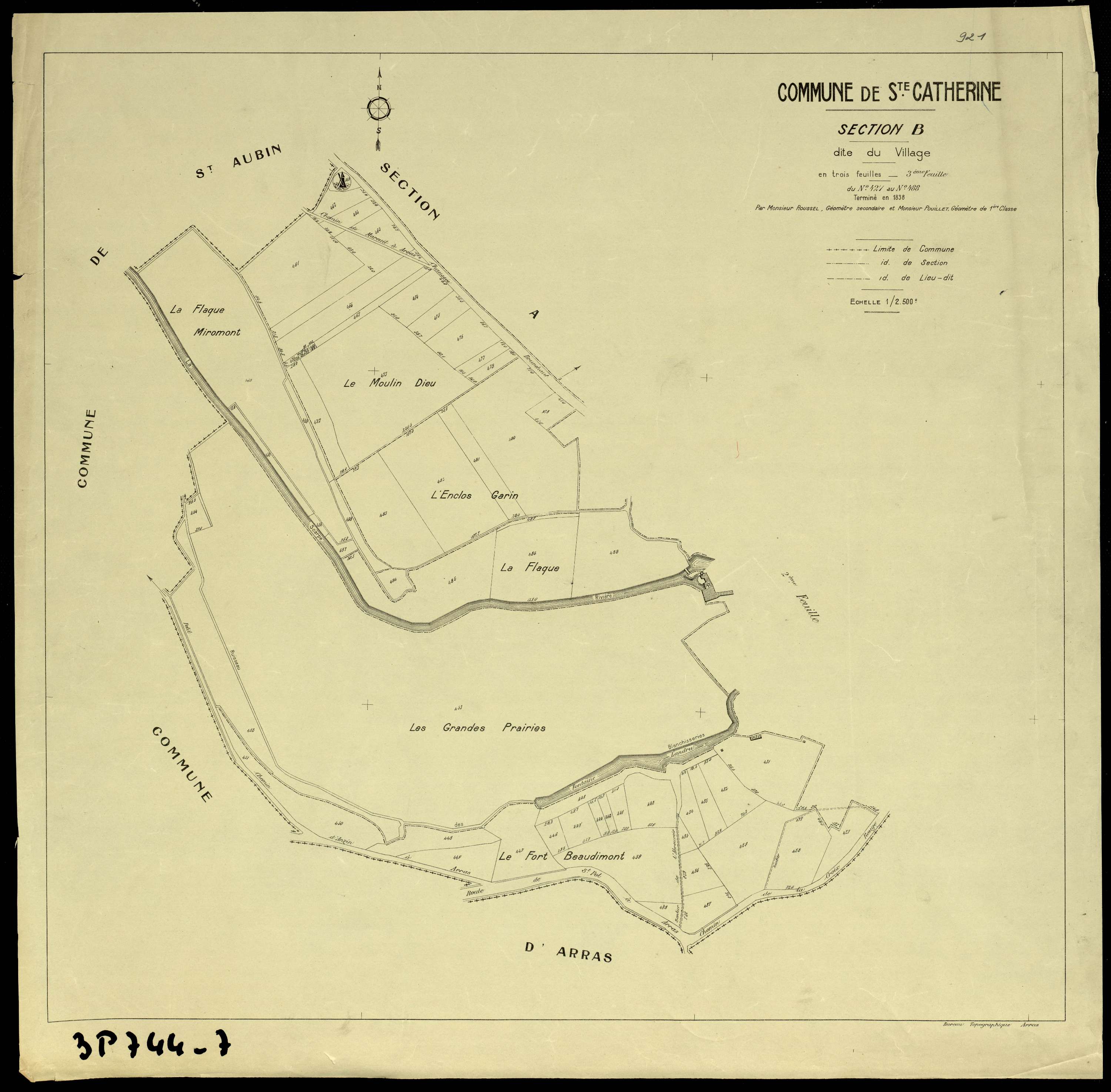 Sainte-Catherine - Section B, 3e feuille
