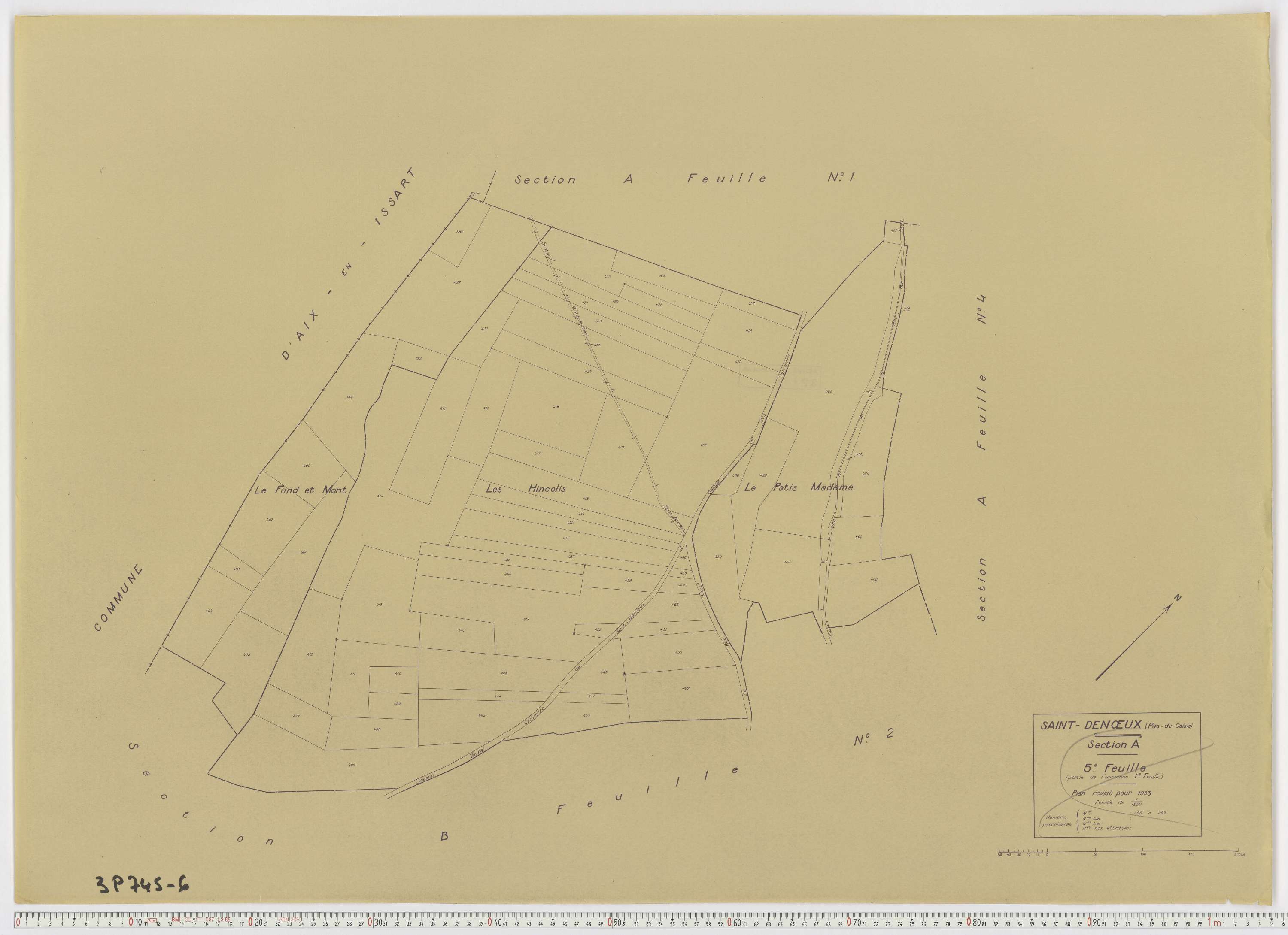 Saint-Denœux - Section A, feuille 5.