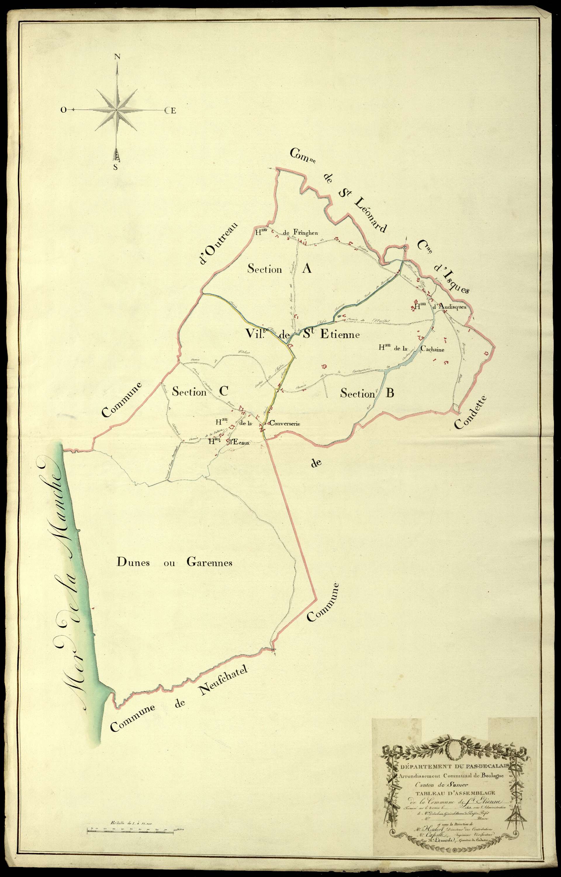 Saint-Étienne-au-Mont - Tableau d'assemblage