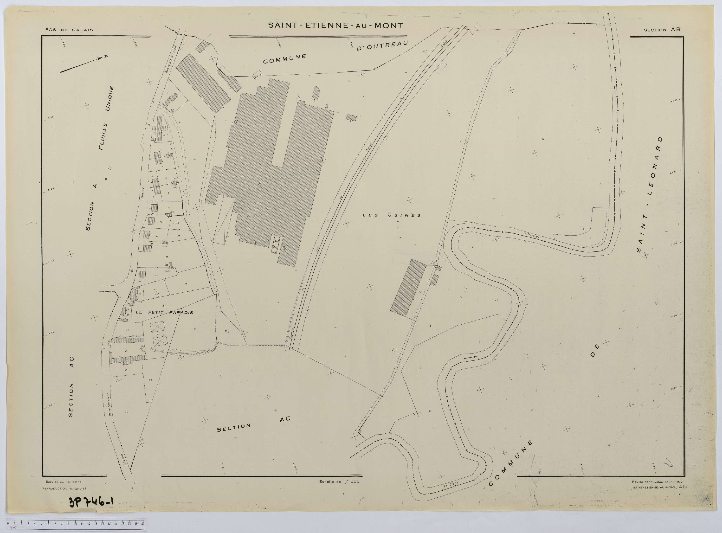 Saint-Étienne-au-Mont - Section AB.