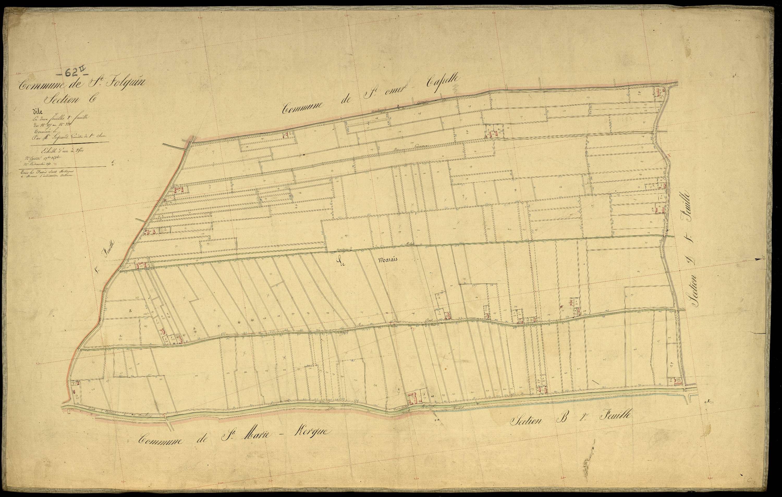 Saint-Folquin - Section C, 2e feuille