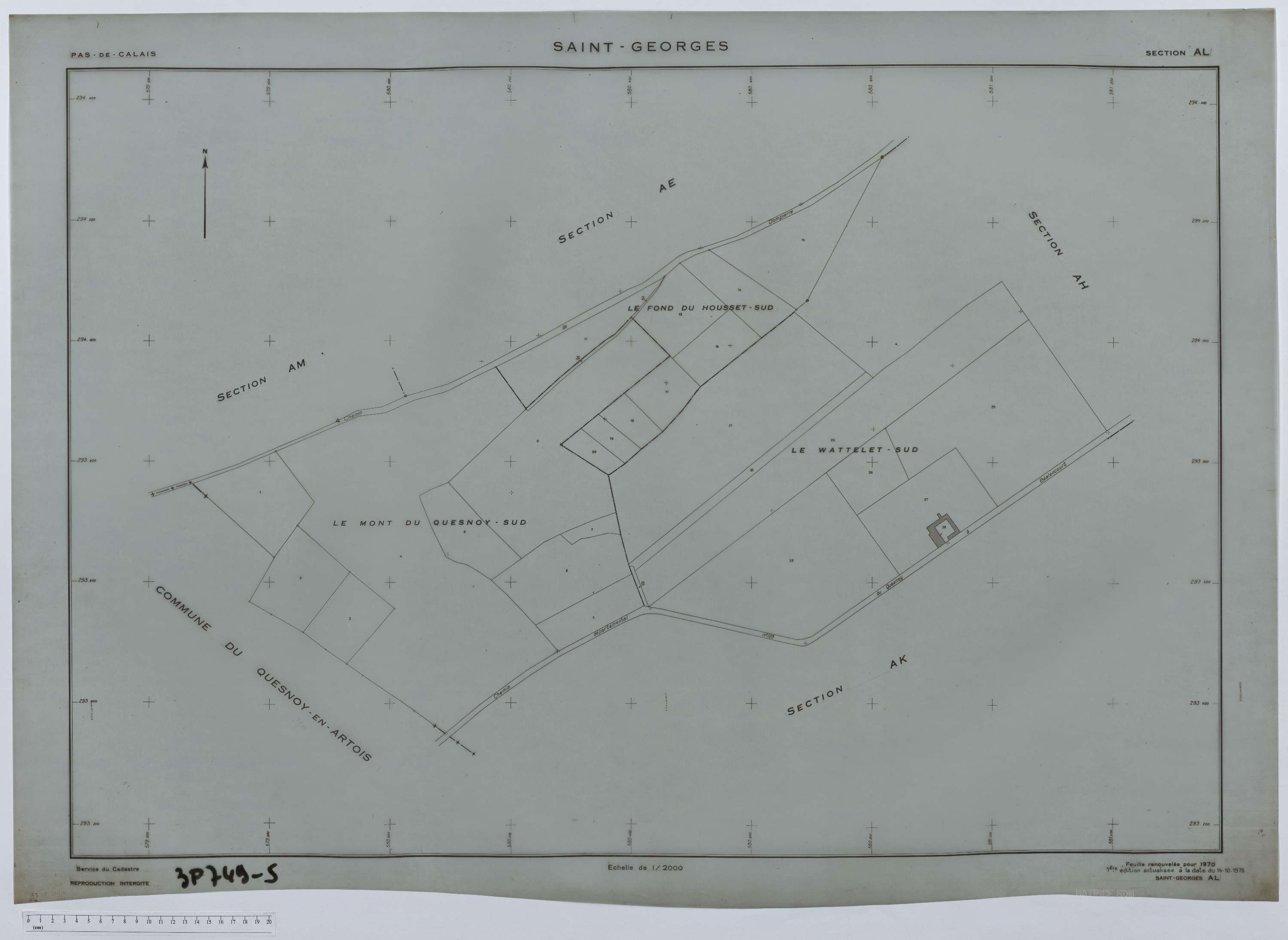 Saint-Georges - Section AL.