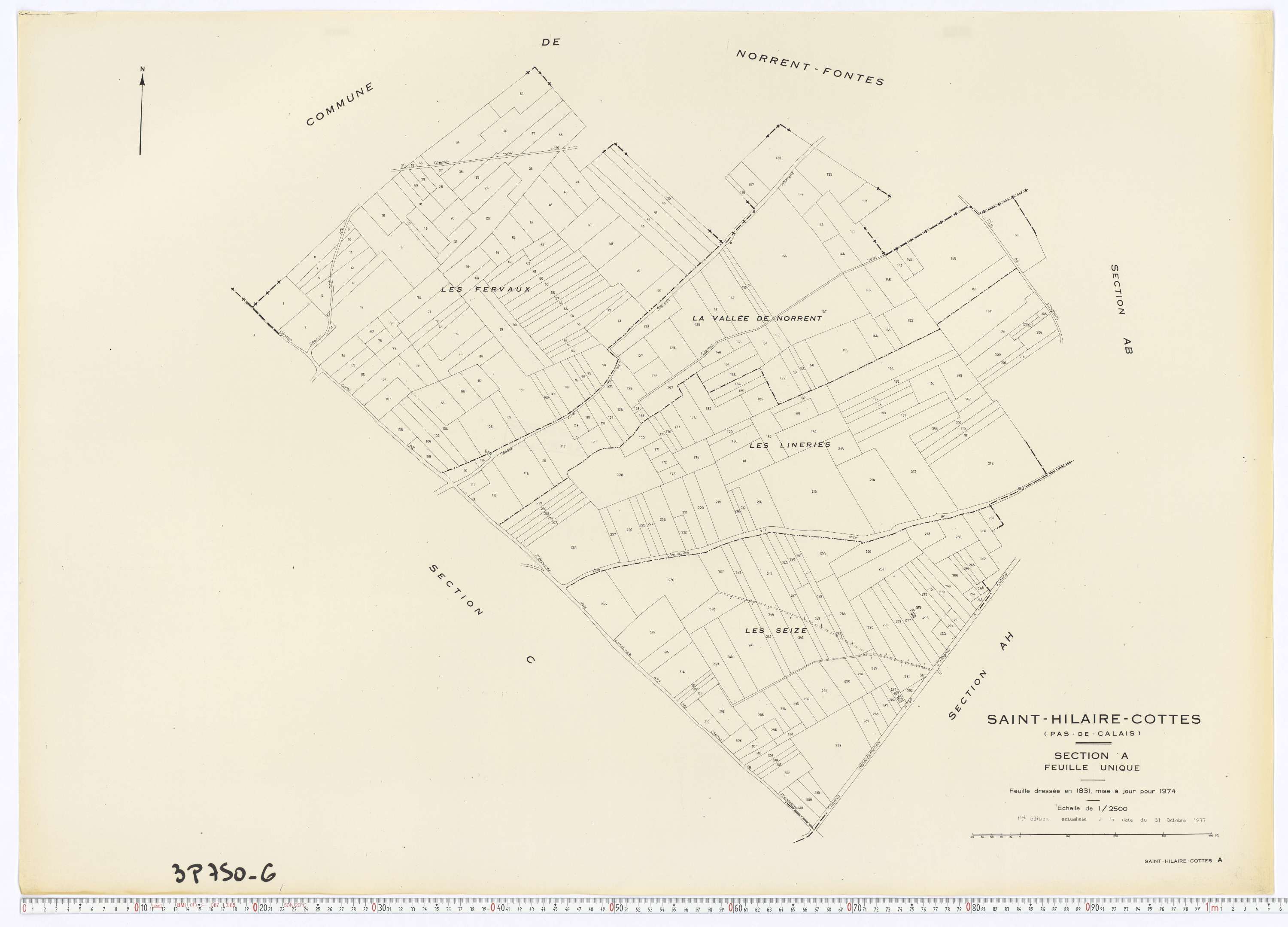 Saint-Hilaire-Cottes - Section A.