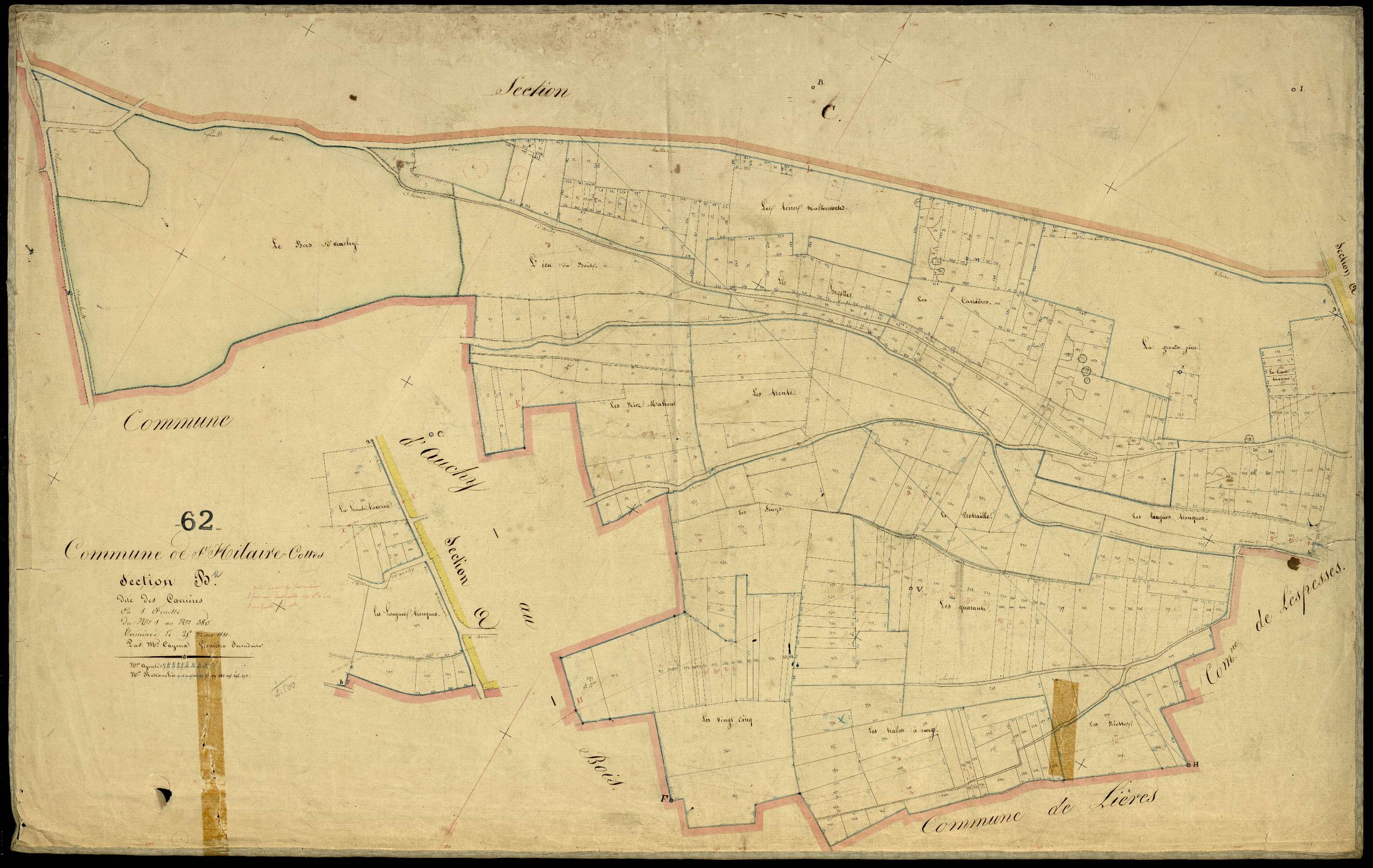 Saint-Hilaire-Cottes - Section B