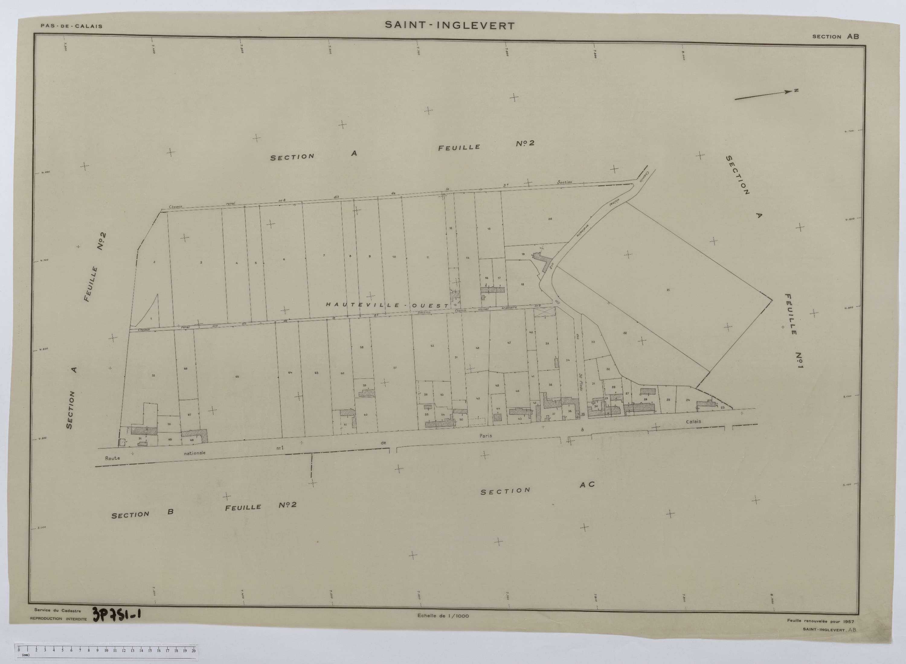 Saint-Inglevert - Section AB.