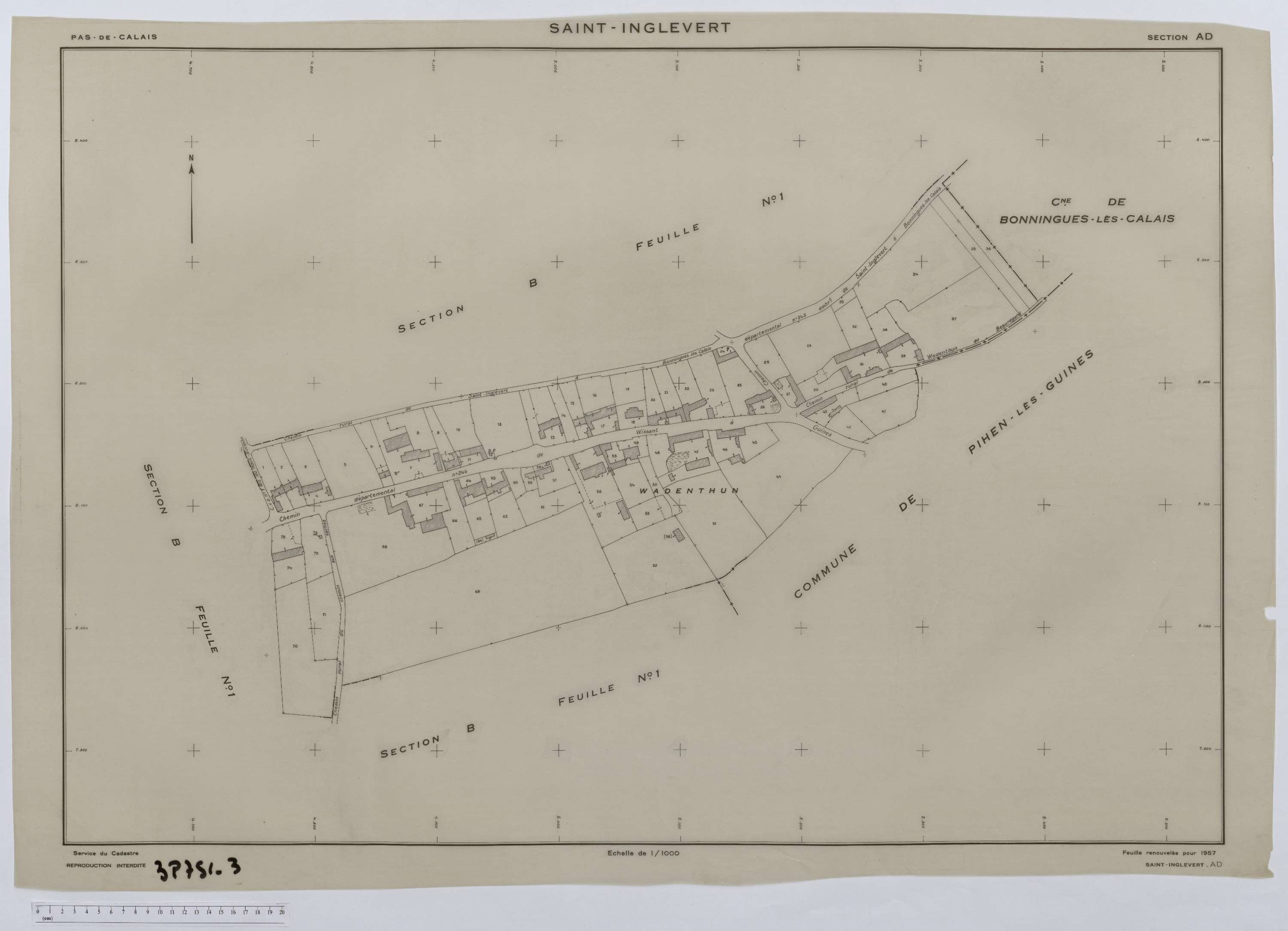 Saint-Inglevert - Section AD.