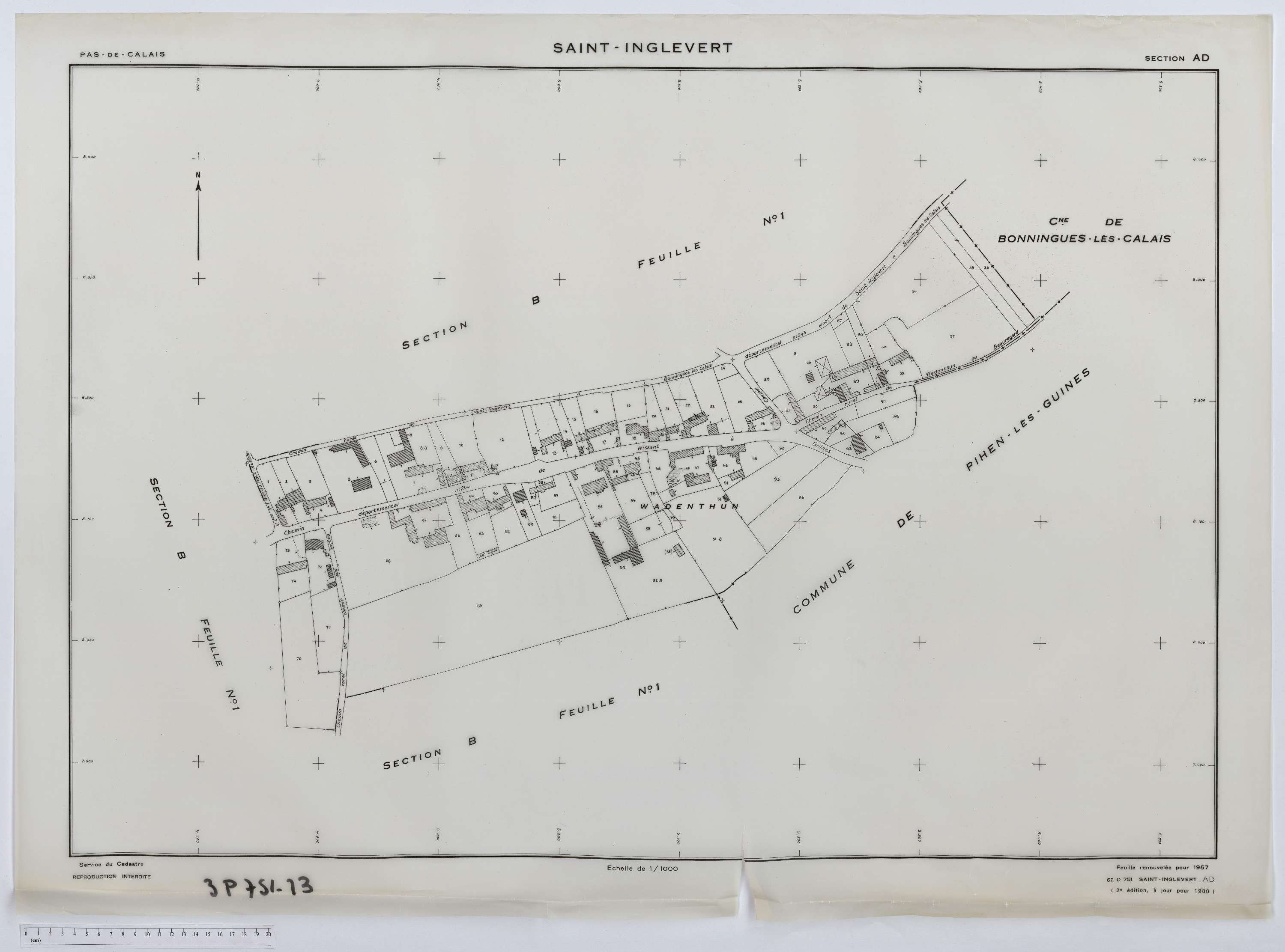 Saint-Inglevert - Section AD.