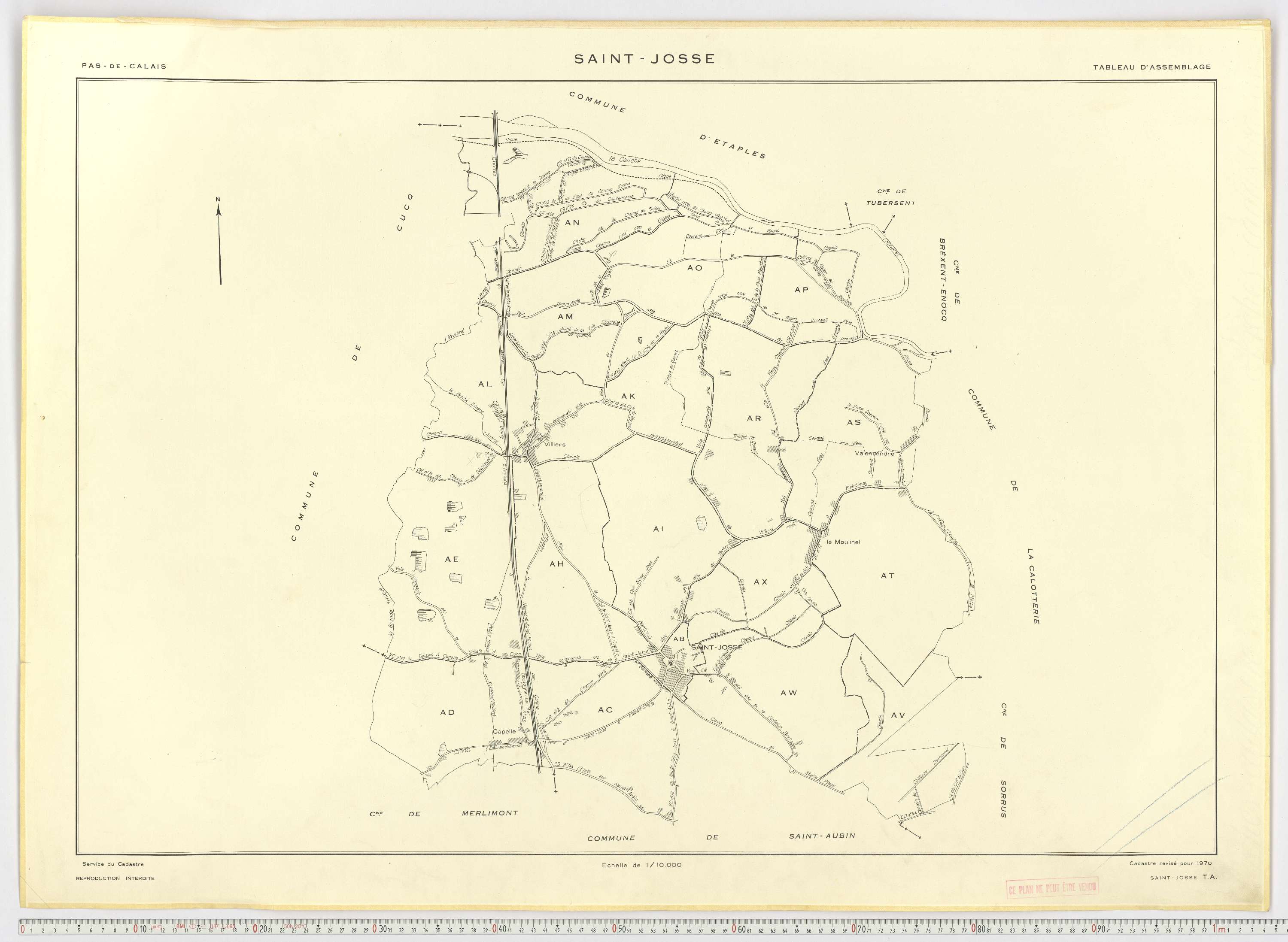 Saint-Josse - Tableau d'assemblage.