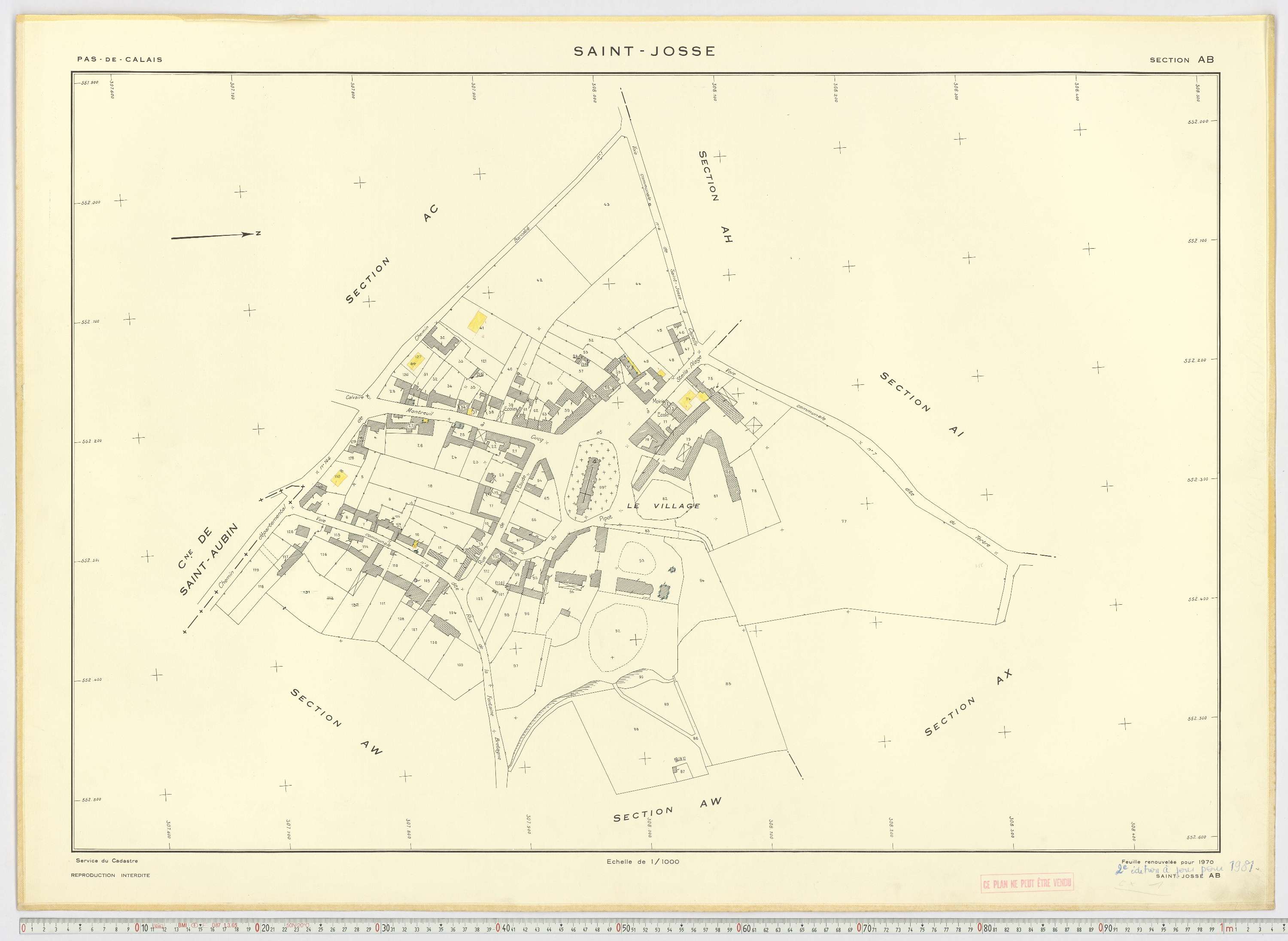 Saint-Josse - Section AB.