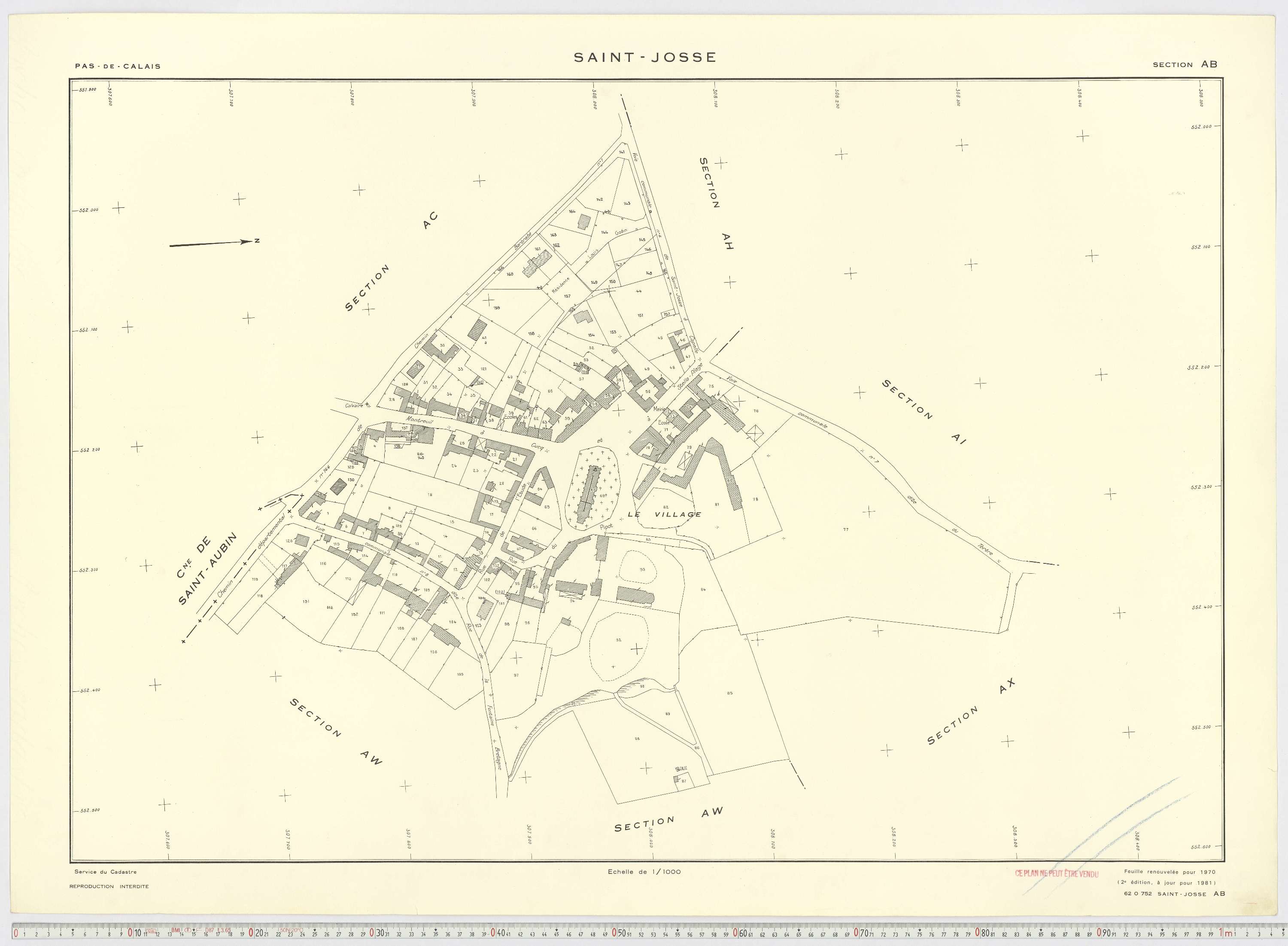 Saint-Josse - Section AB.