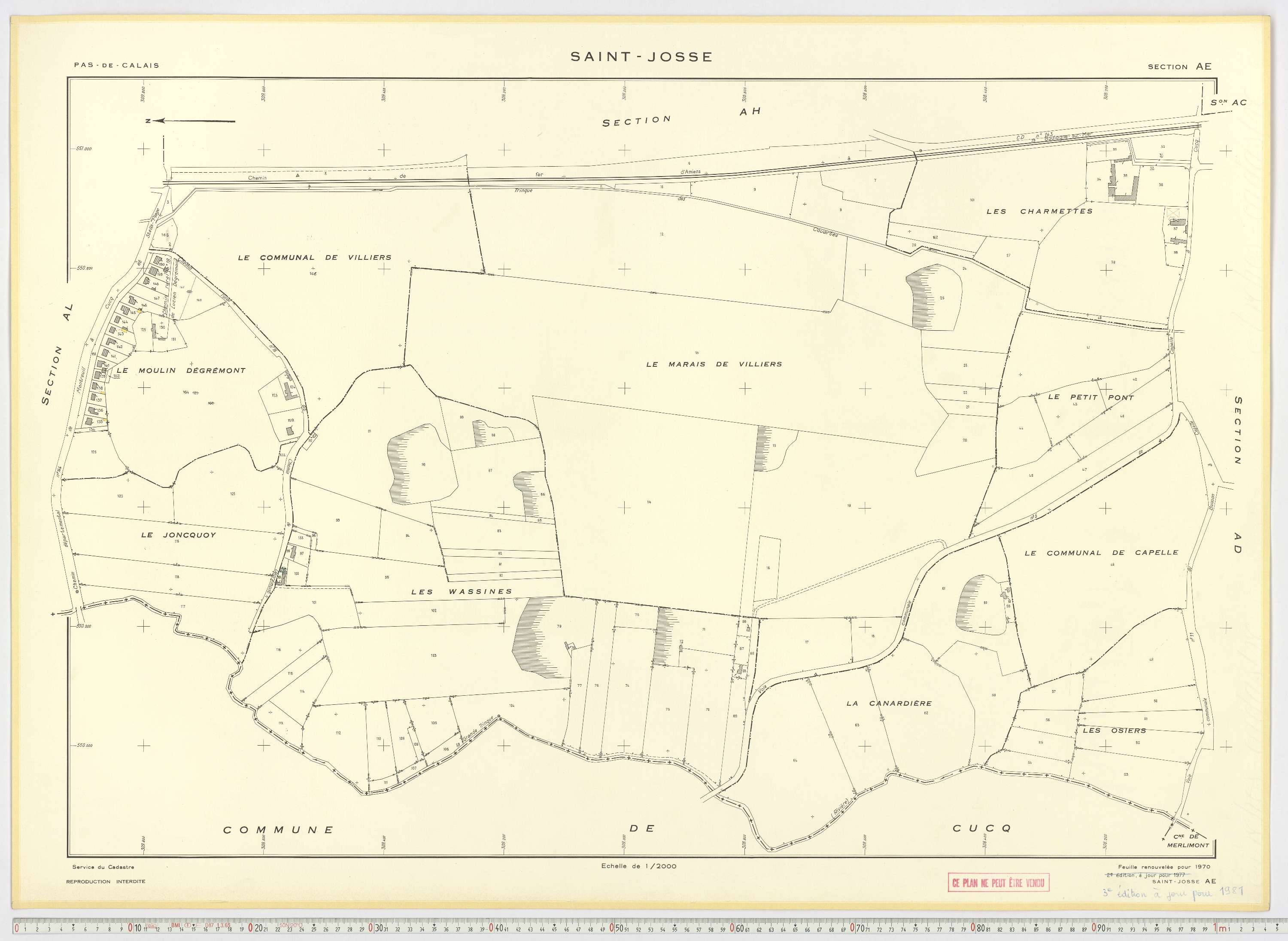 Saint-Josse - Section AE.