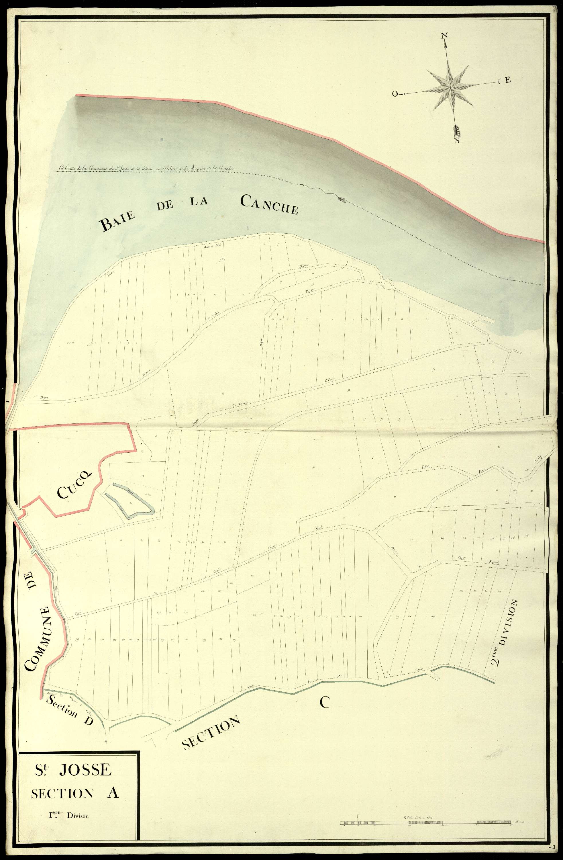 Saint-Josse - Section A, 1re feuille