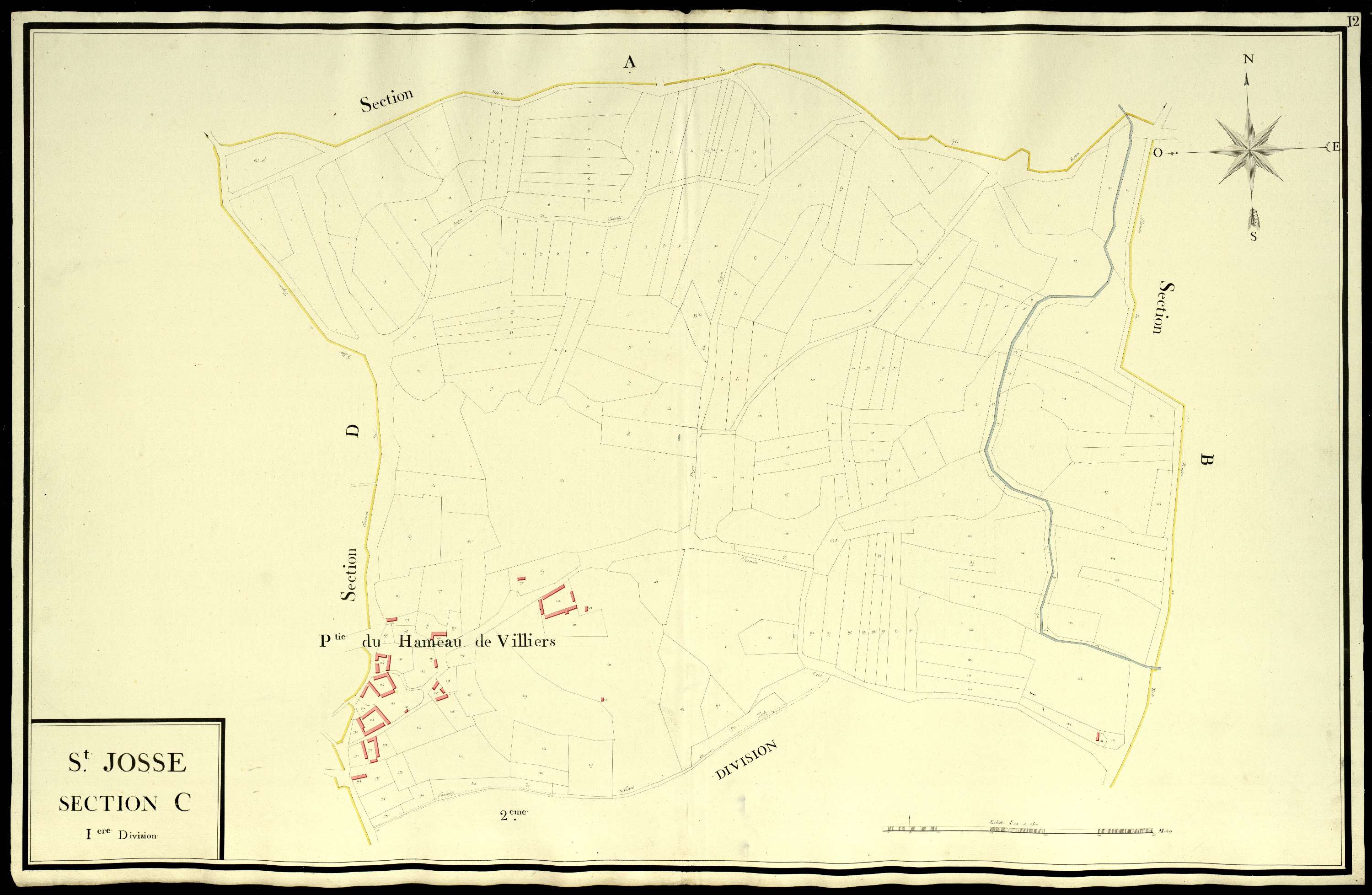 Saint-Josse - Section C, 1re feuille