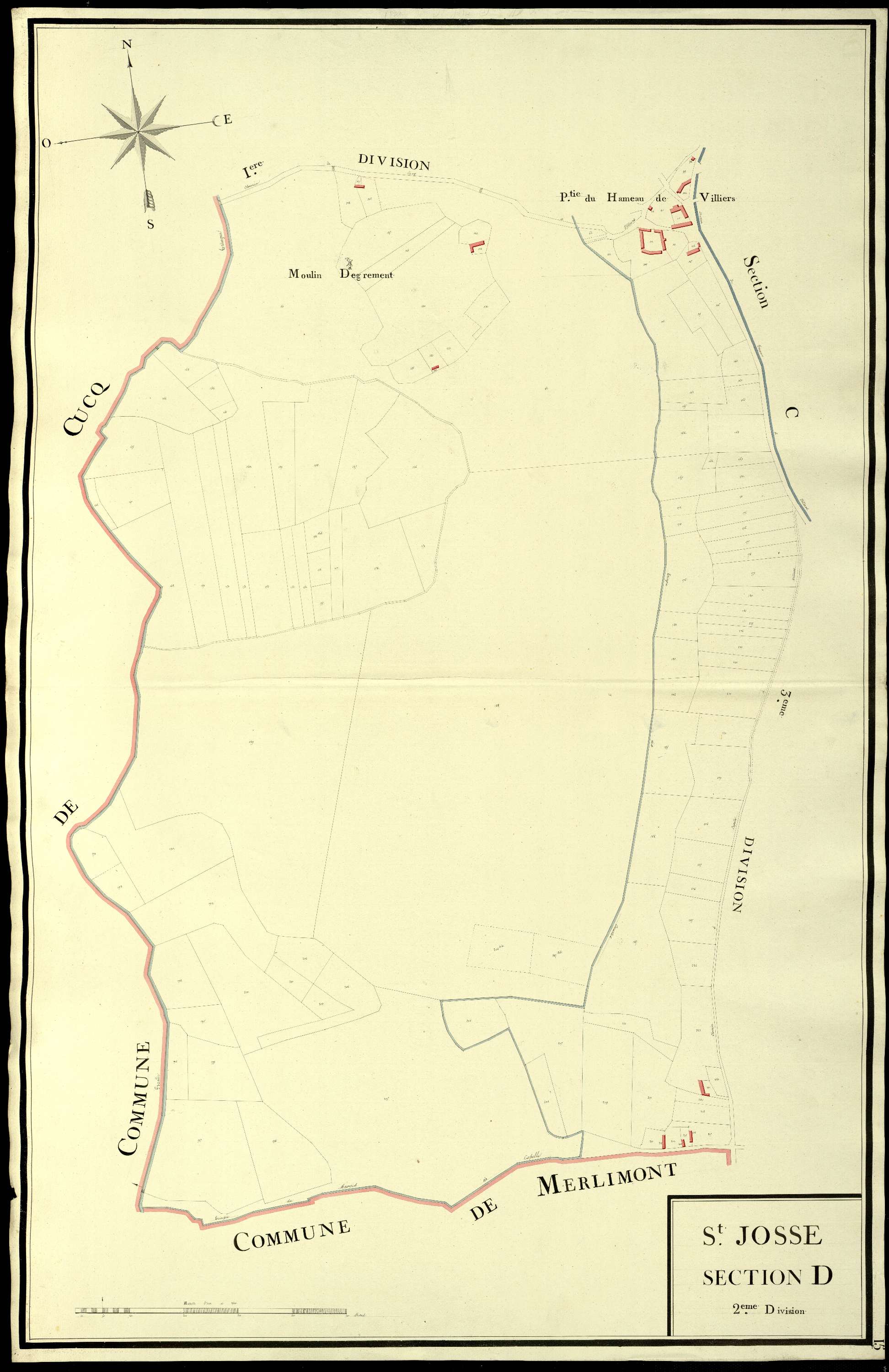 Saint-Josse - Section D, 2e feuille