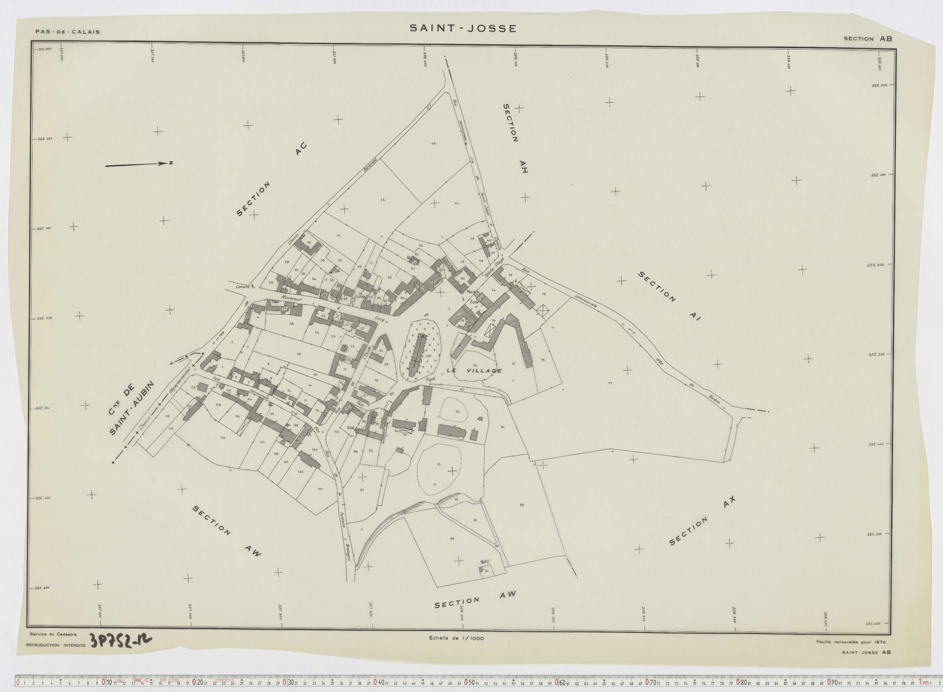 Saint-Josse - Section AB.