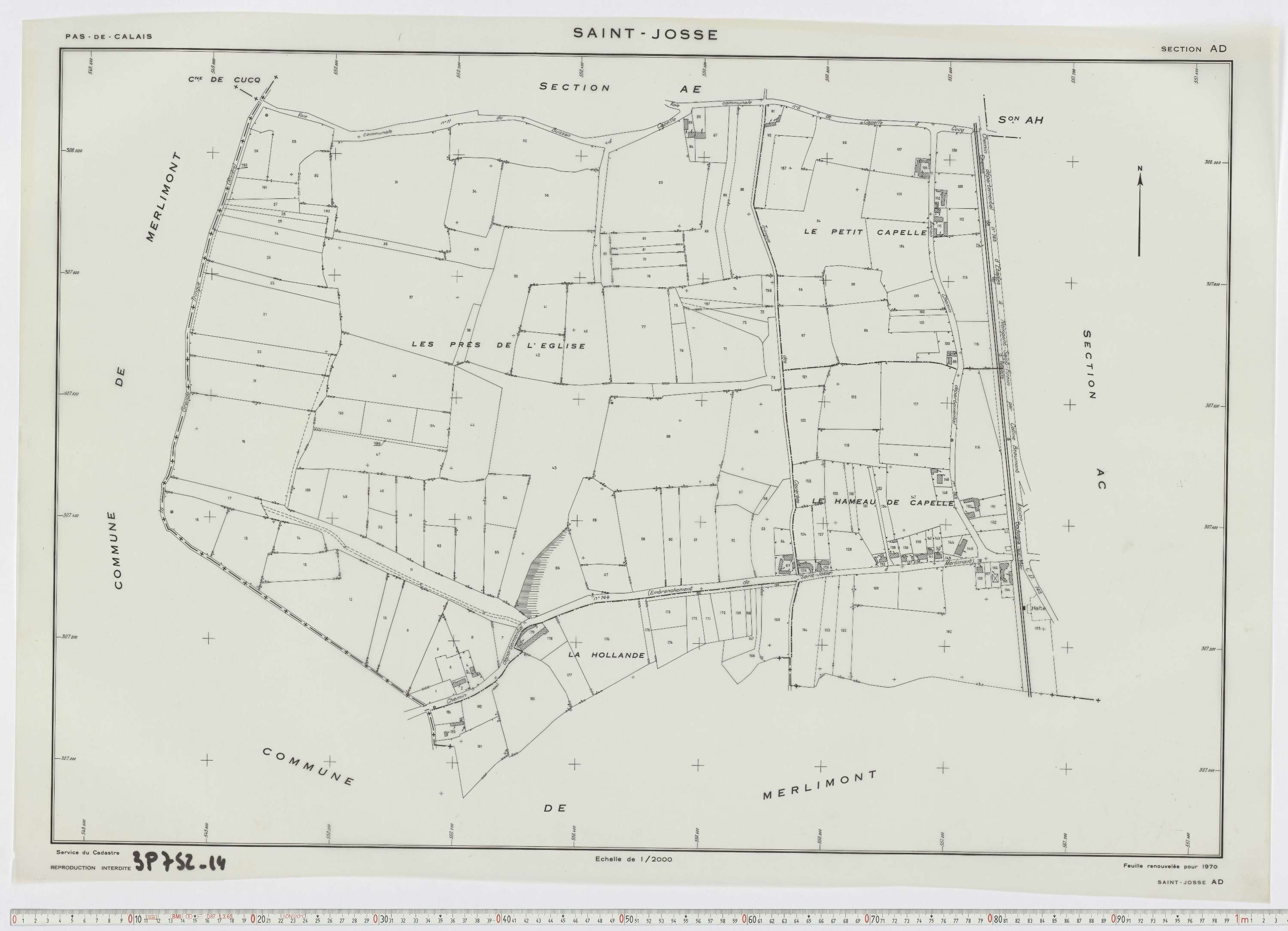 Saint-Josse - Section AD.