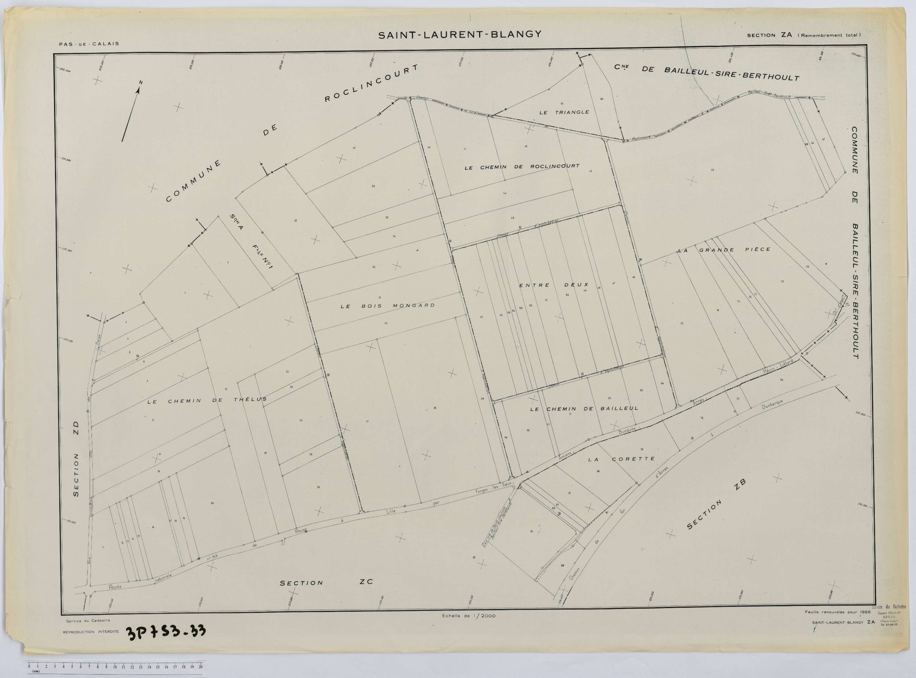 Saint-Laurent-Blangy - Section ZA.