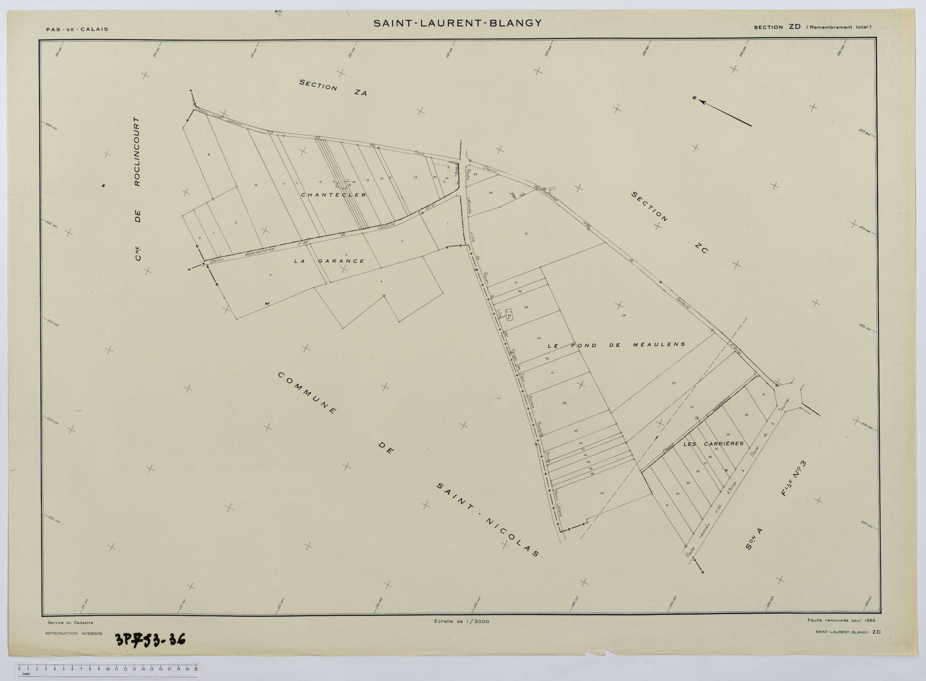 Saint-Laurent-Blangy - Section ZD.