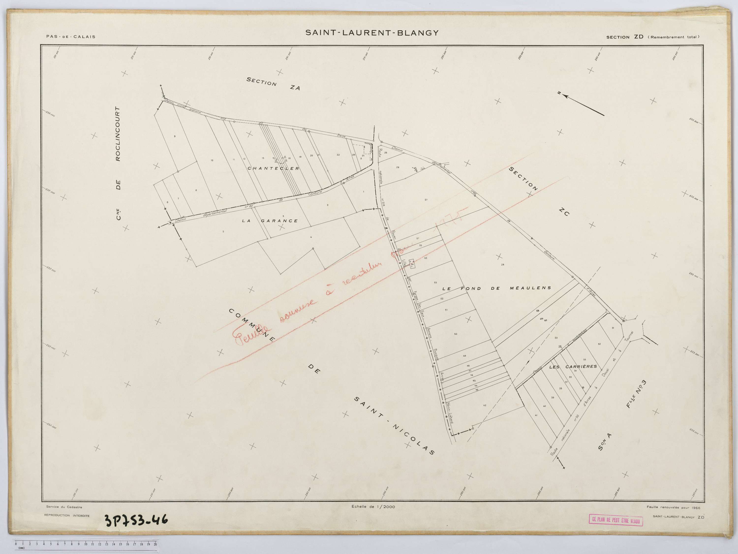 Saint-Laurent-Blangy - Section ZD.