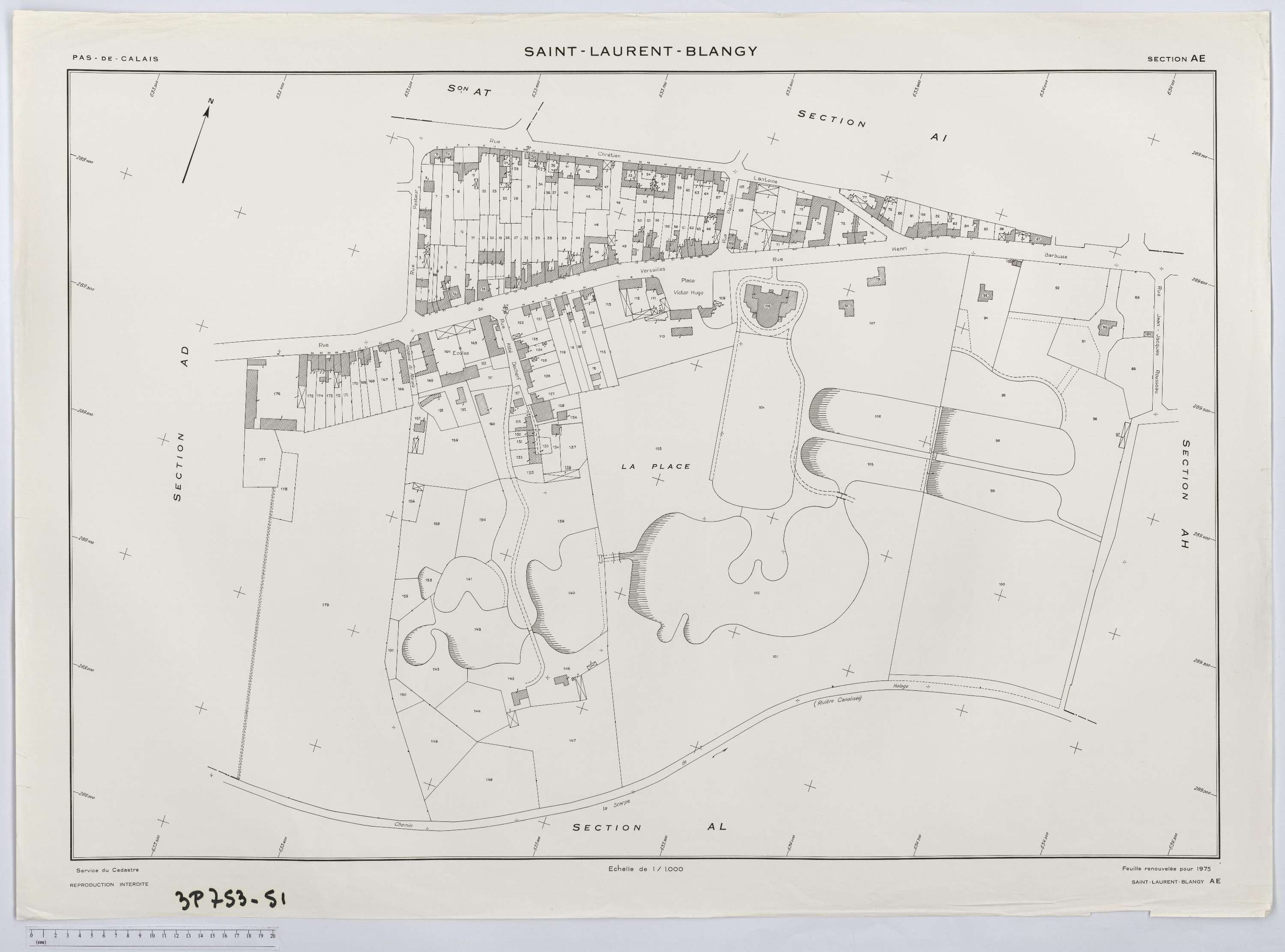 Saint-Laurent-Blangy - Section AE.