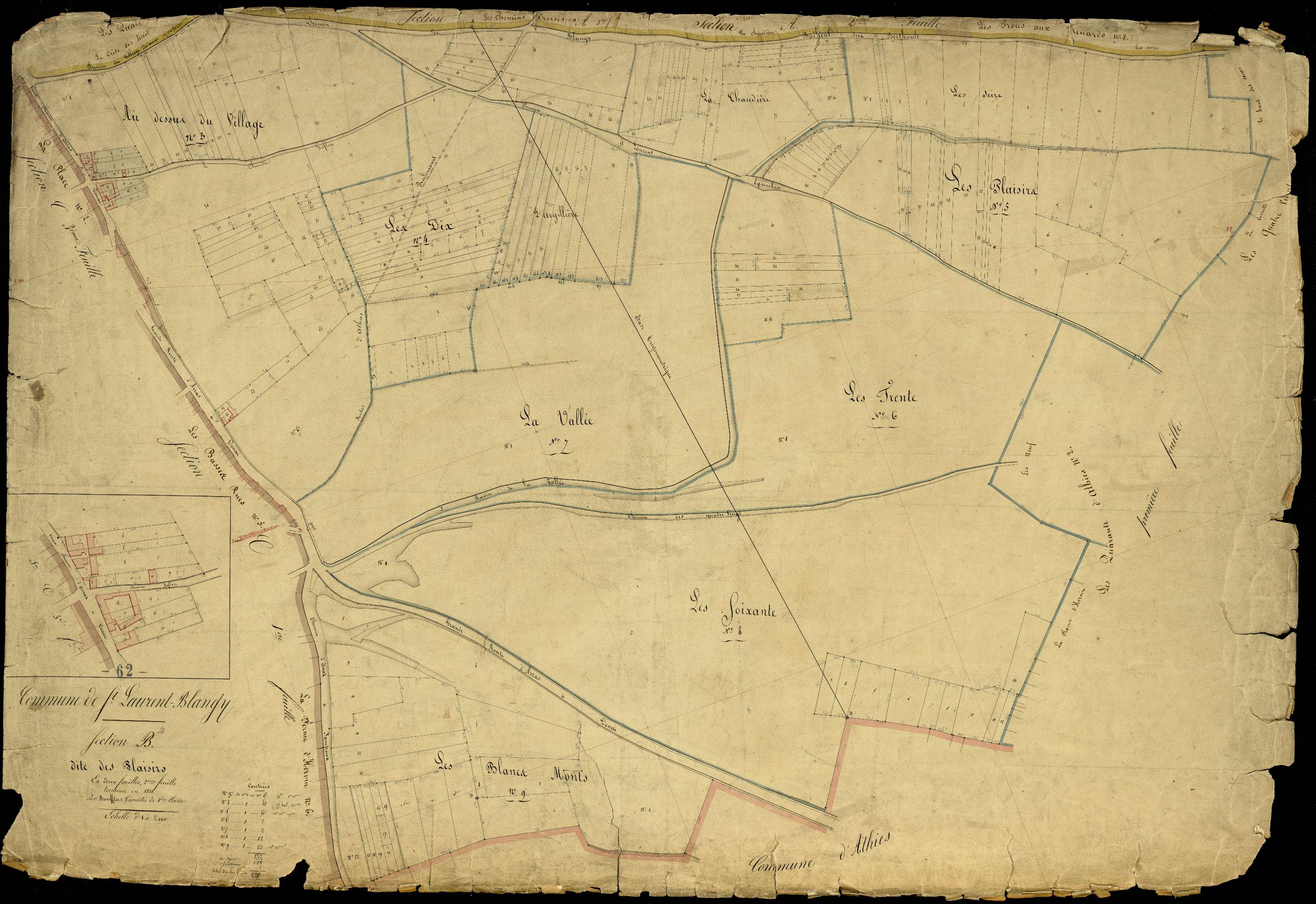 Saint-Laurent-Blangy - Section B, 2e feuille