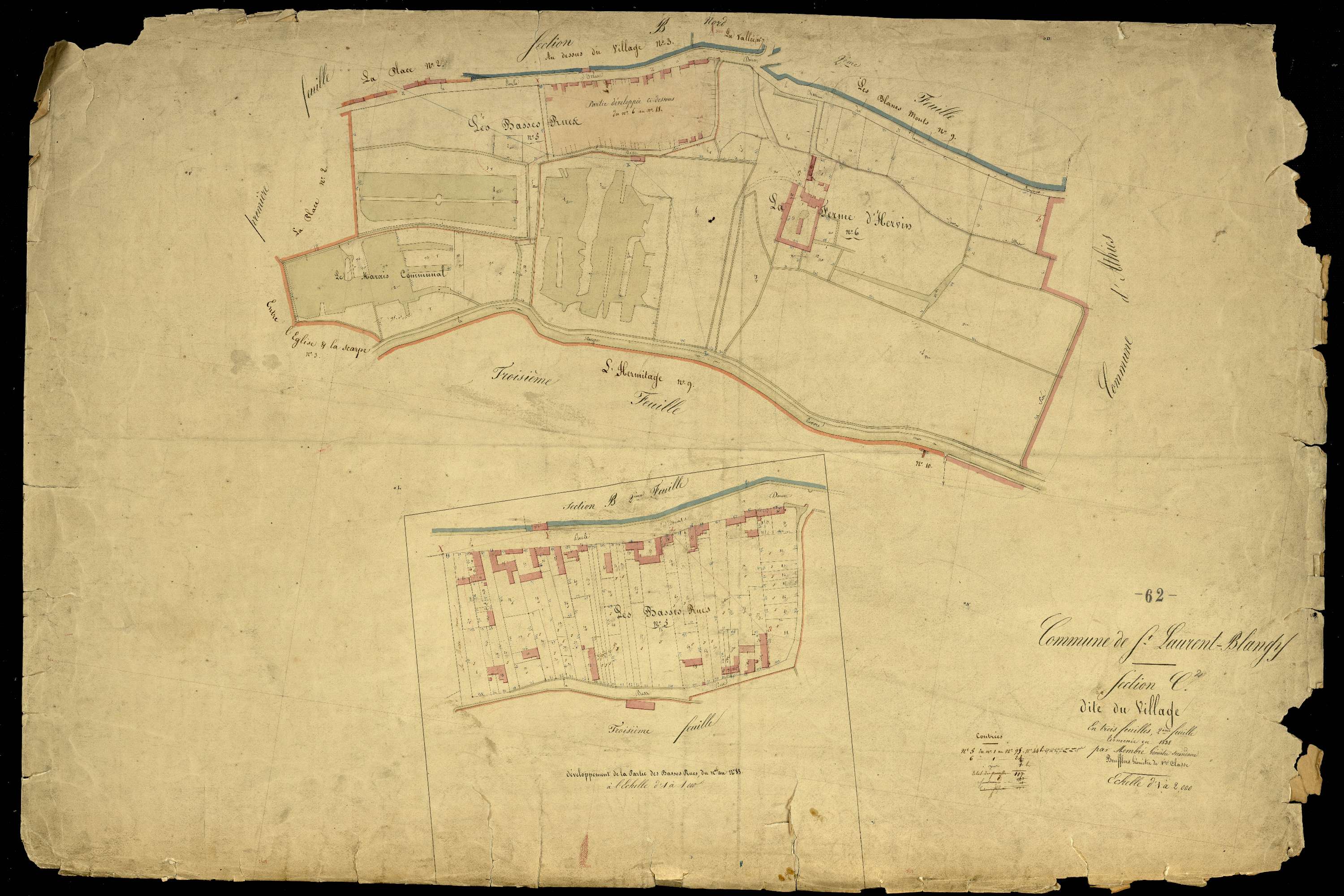 Saint-Laurent-Blangy - Section C, 2e feuille