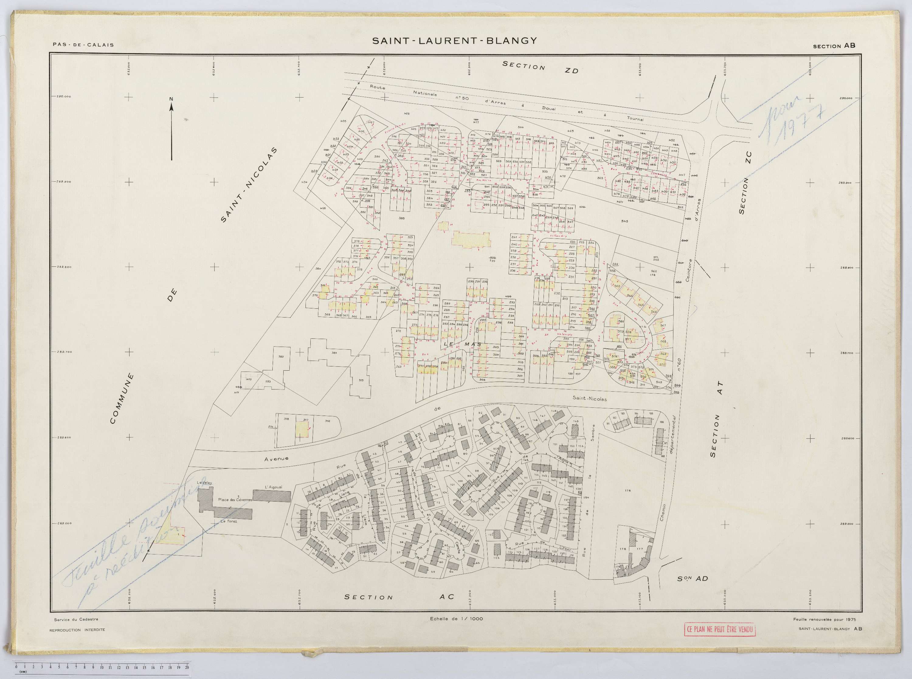 Saint-Laurent-Blangy - Section AB.