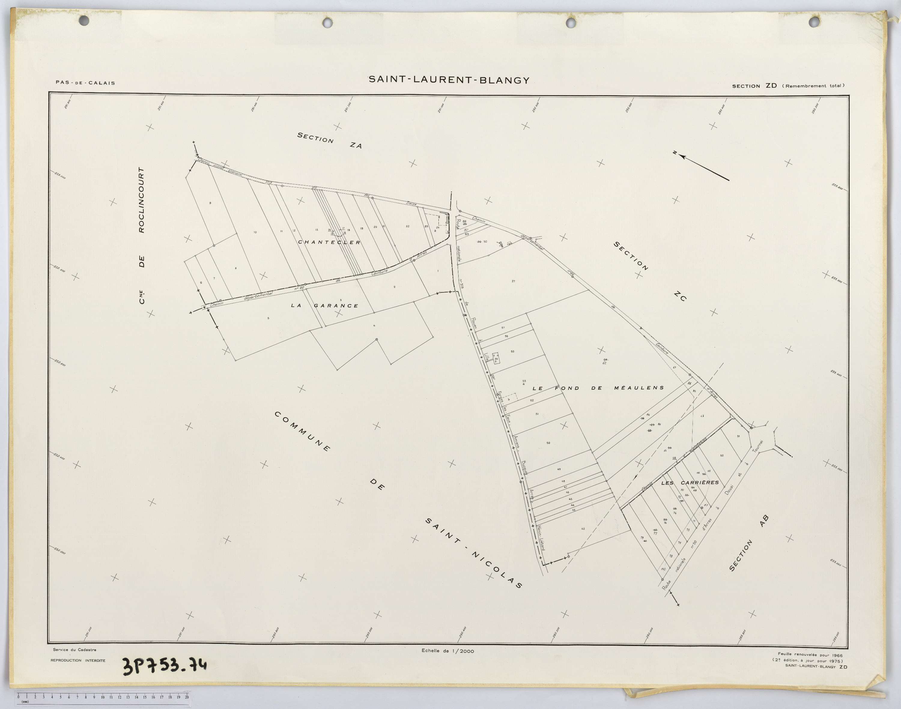 Saint-Laurent-Blangy - Section ZD.