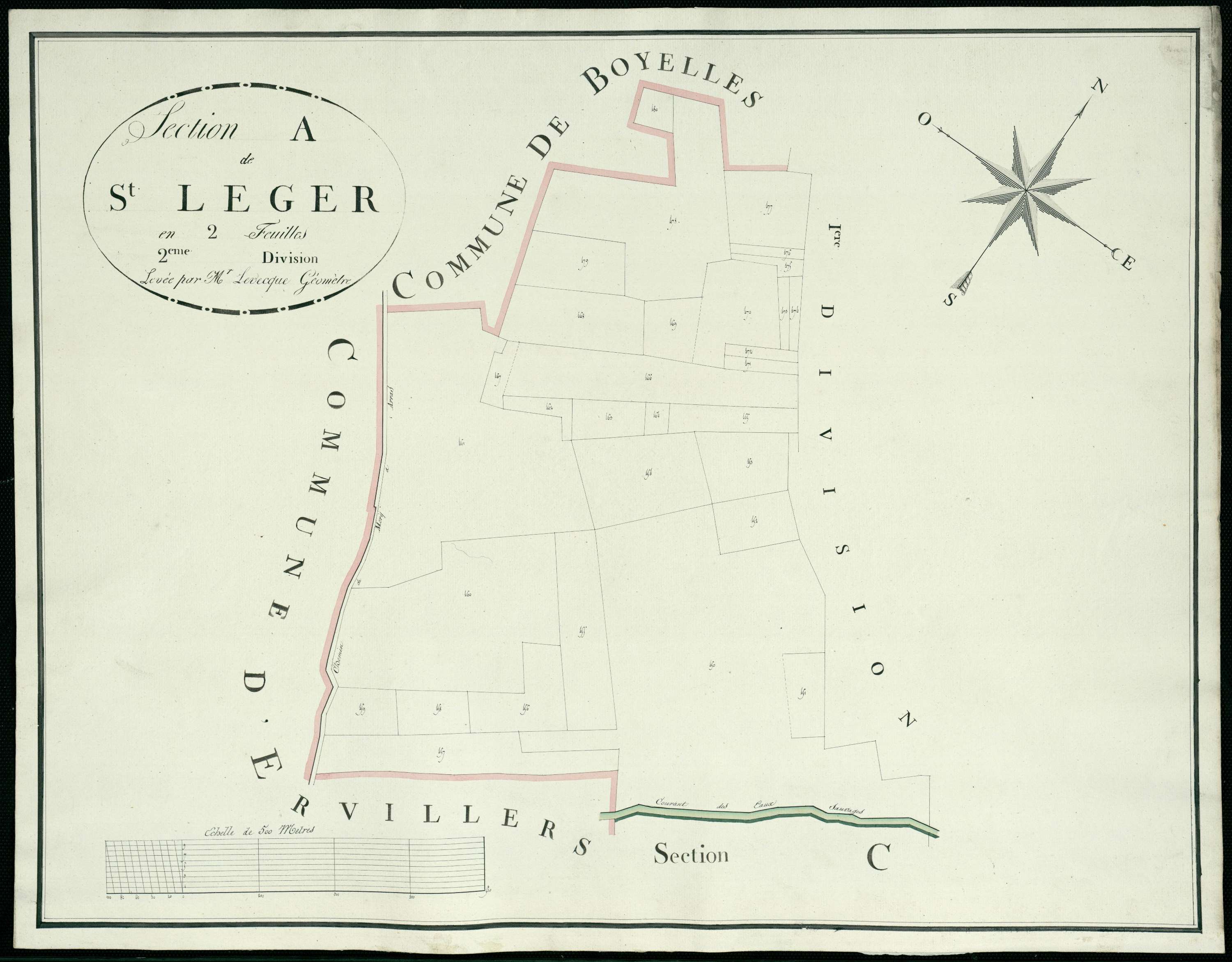 Saint-Léger - Section A, 2e feuille