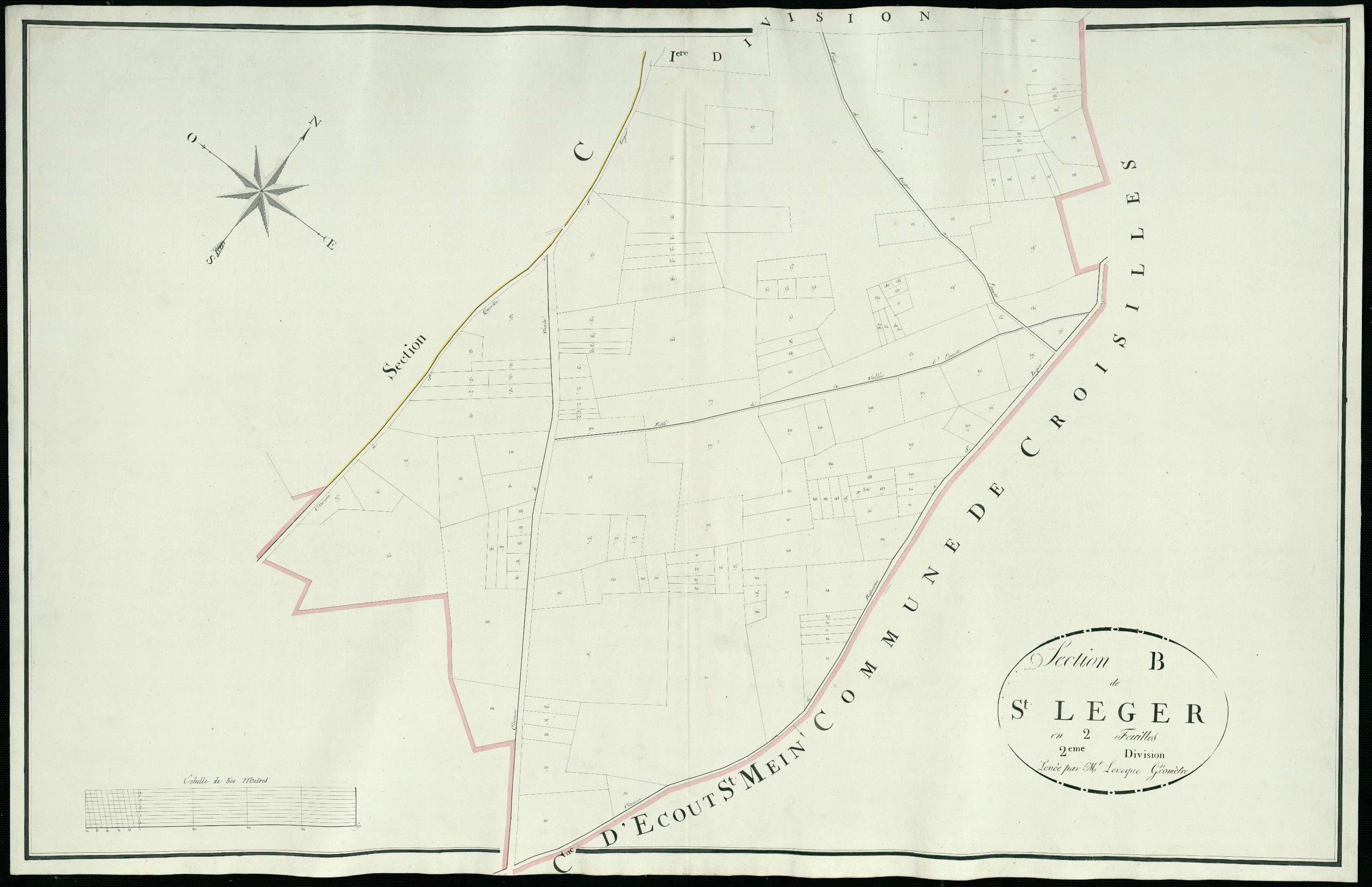 Saint-Léger - Section B, 2e feuille