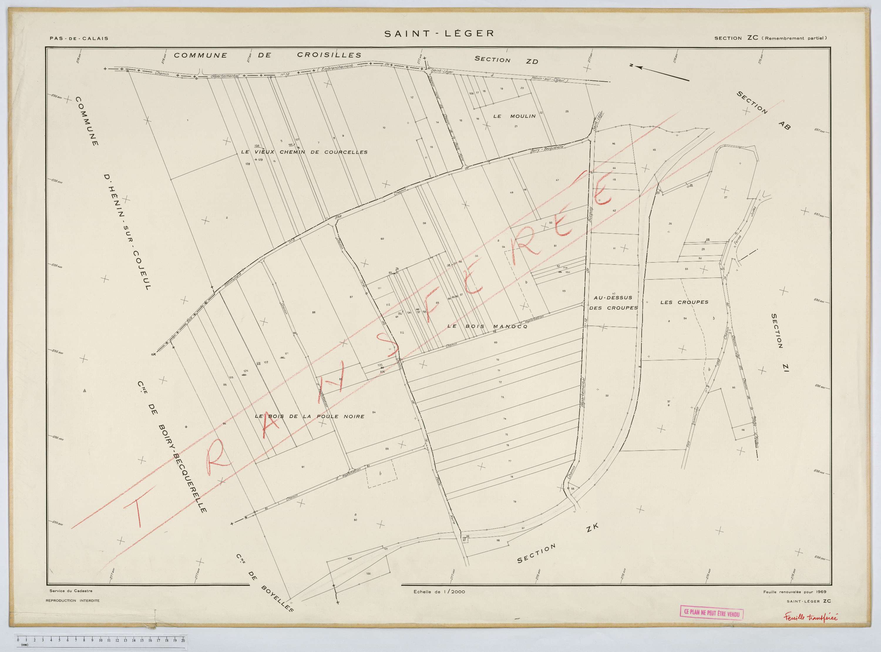 Saint-Léger - Section ZC.
