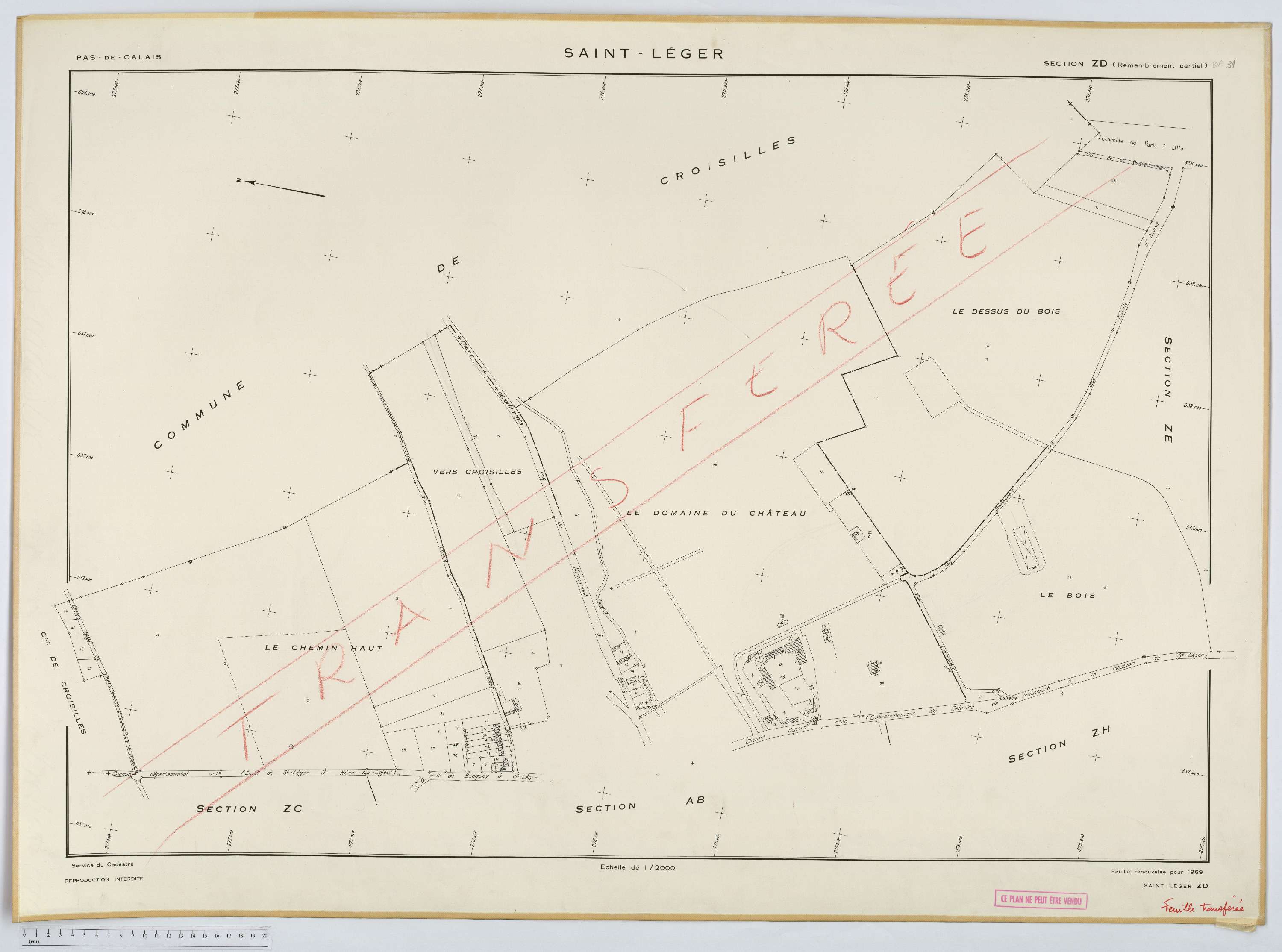 Saint-Léger - Section ZD.