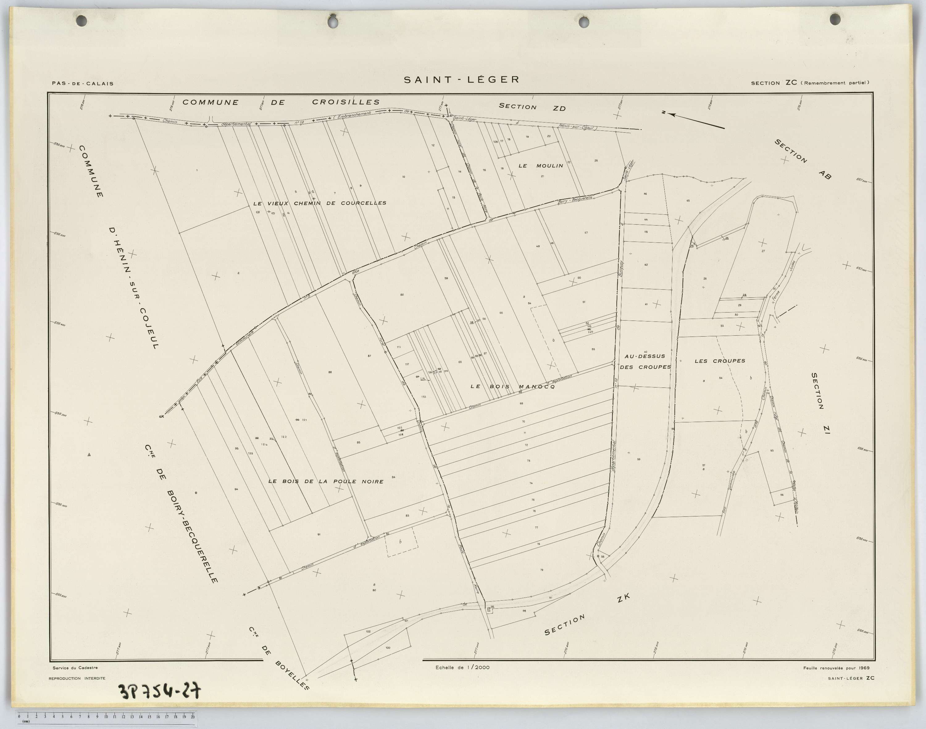 Saint-Léger - Section ZC.