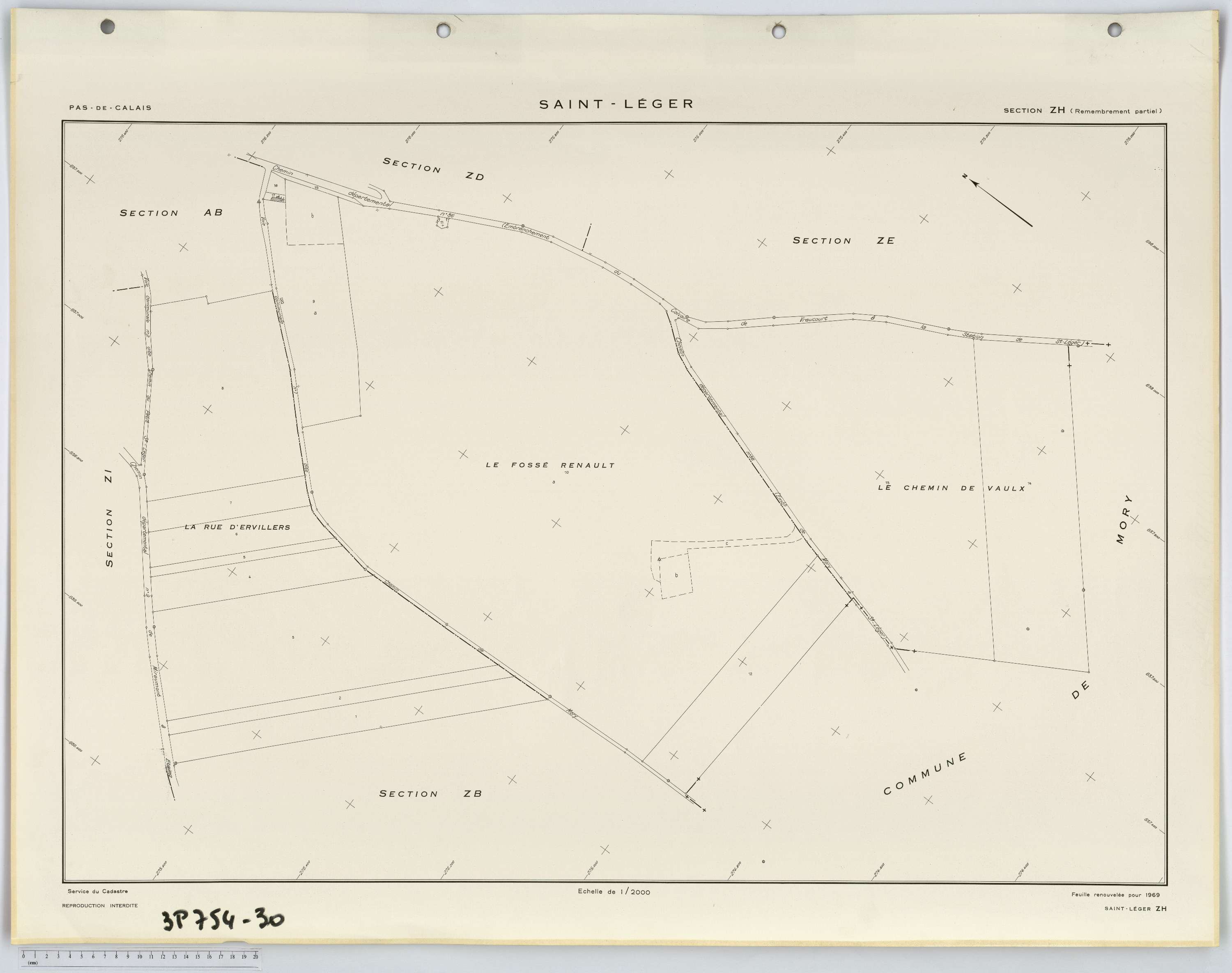 Saint-Léger - Section ZH.