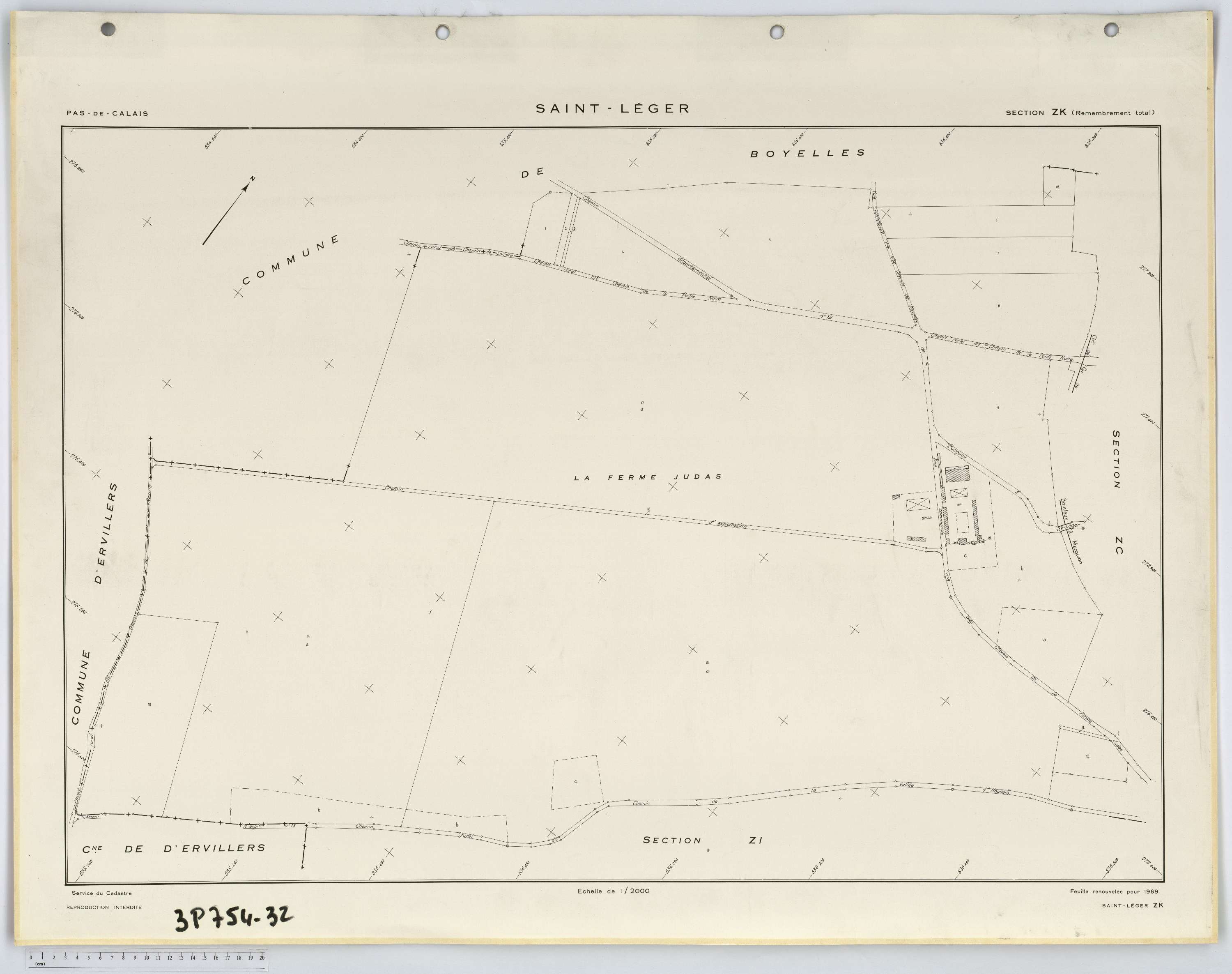 Saint-Léger - Section ZK.