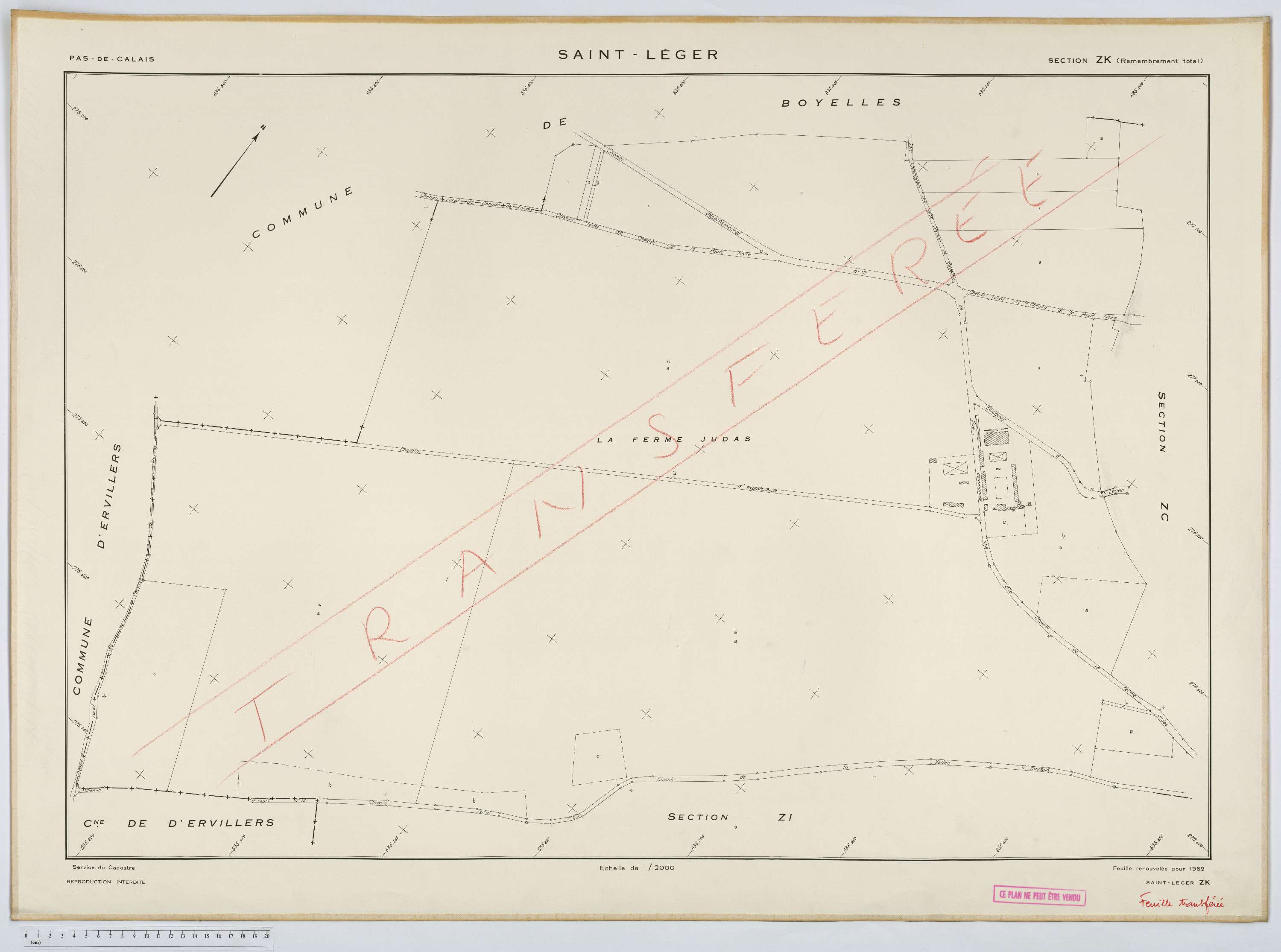 Saint-Léger - Section ZK.