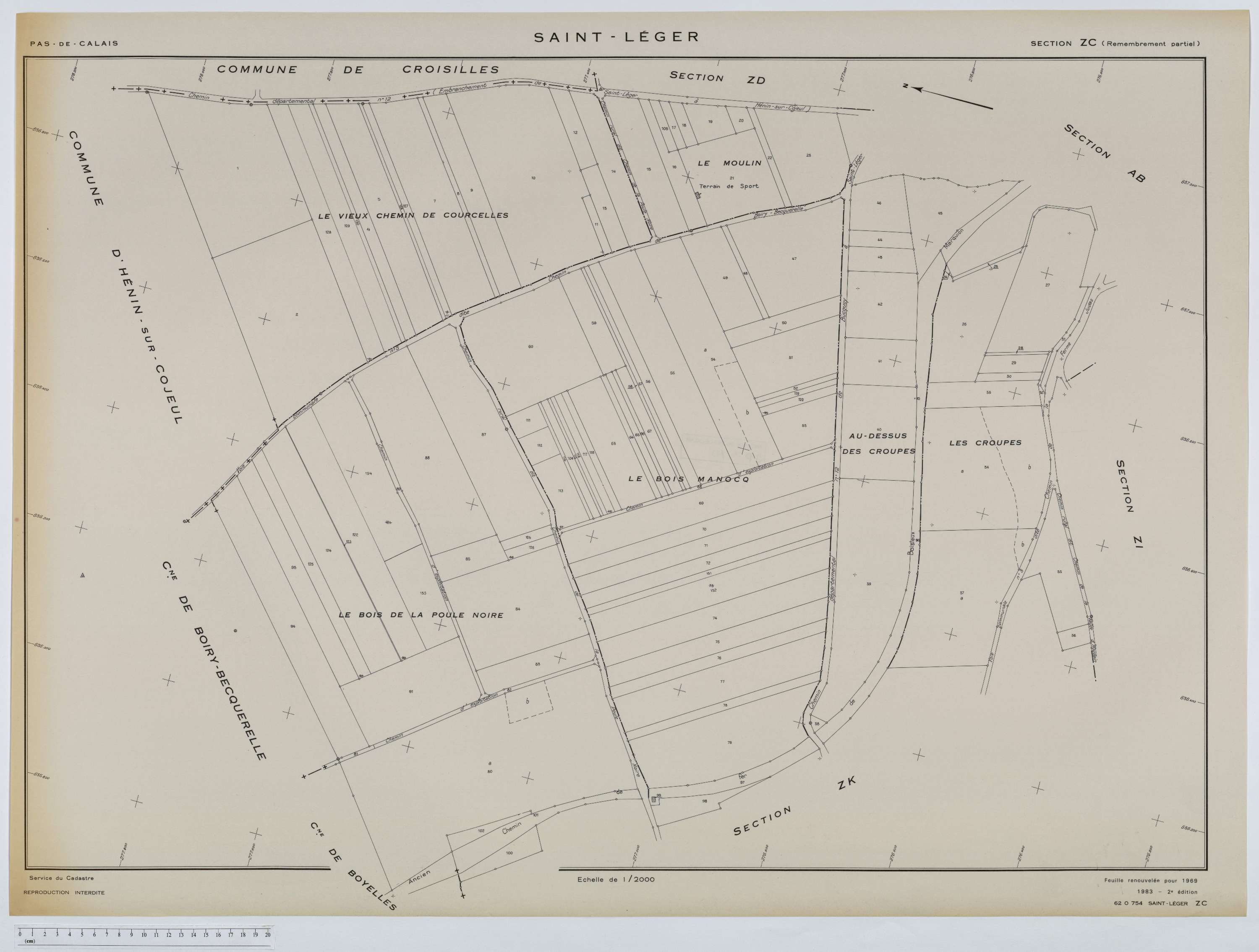 Saint-Léger - Section ZC.