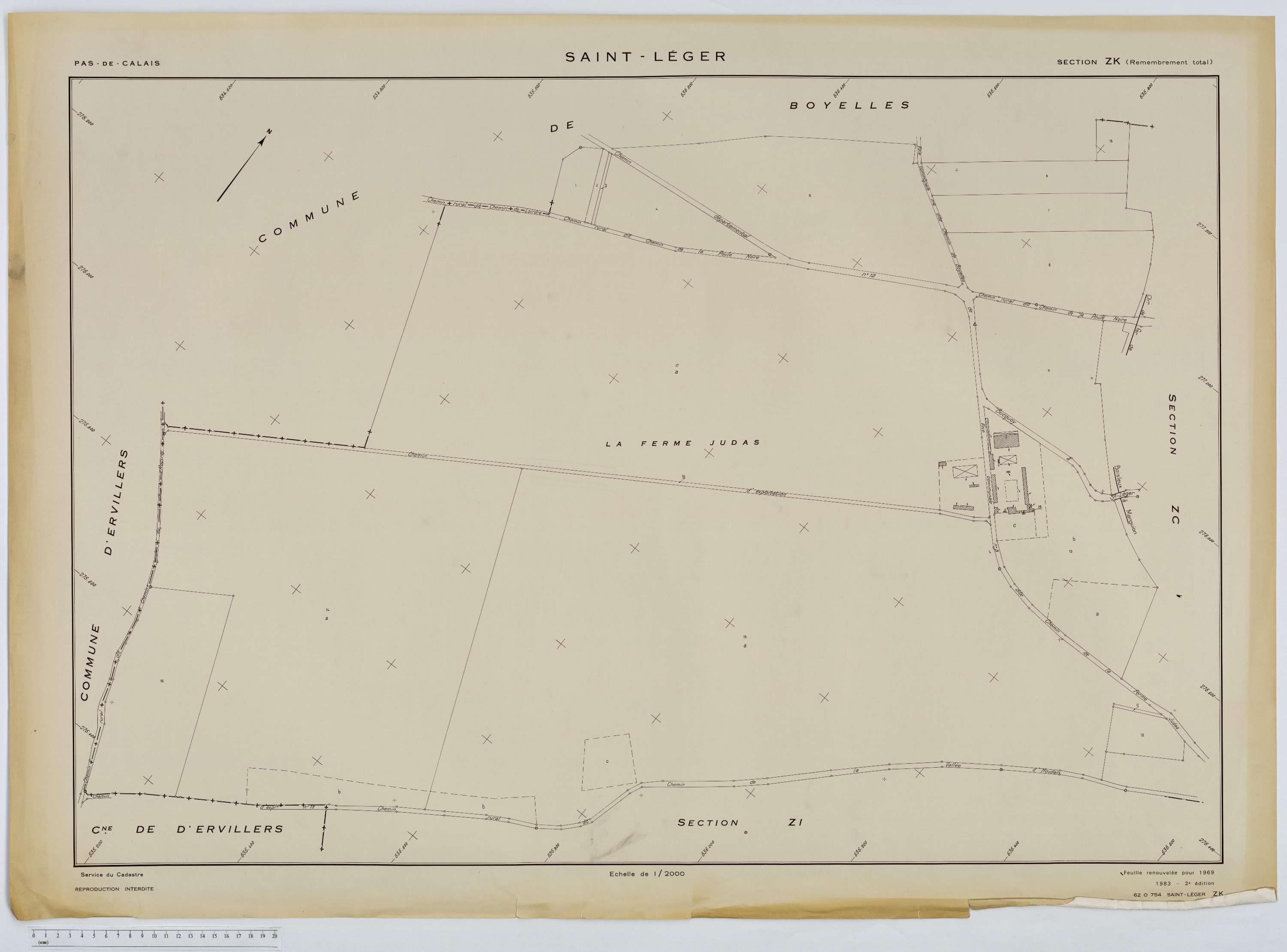 Saint-Léger - Section ZK.