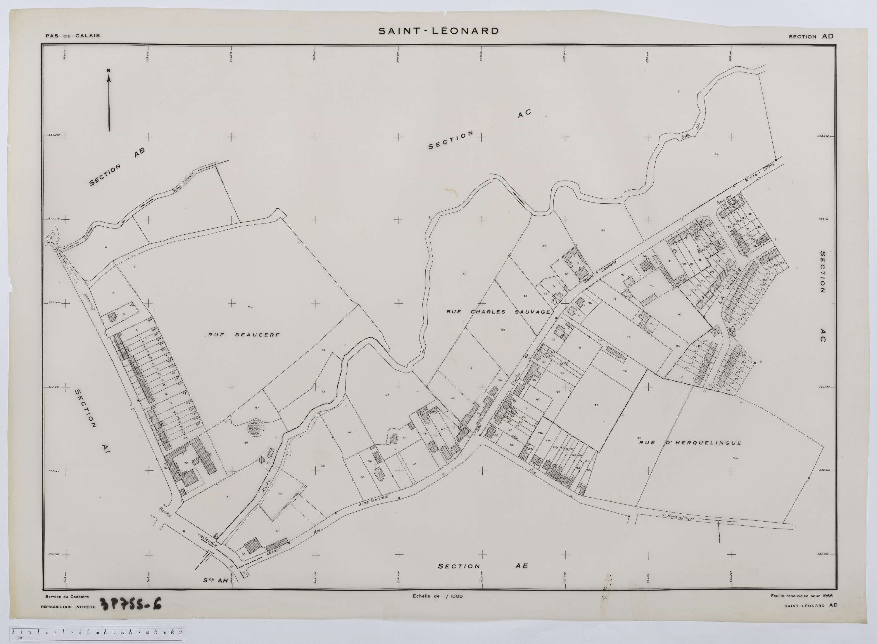 Saint-Léonard - Section AD.