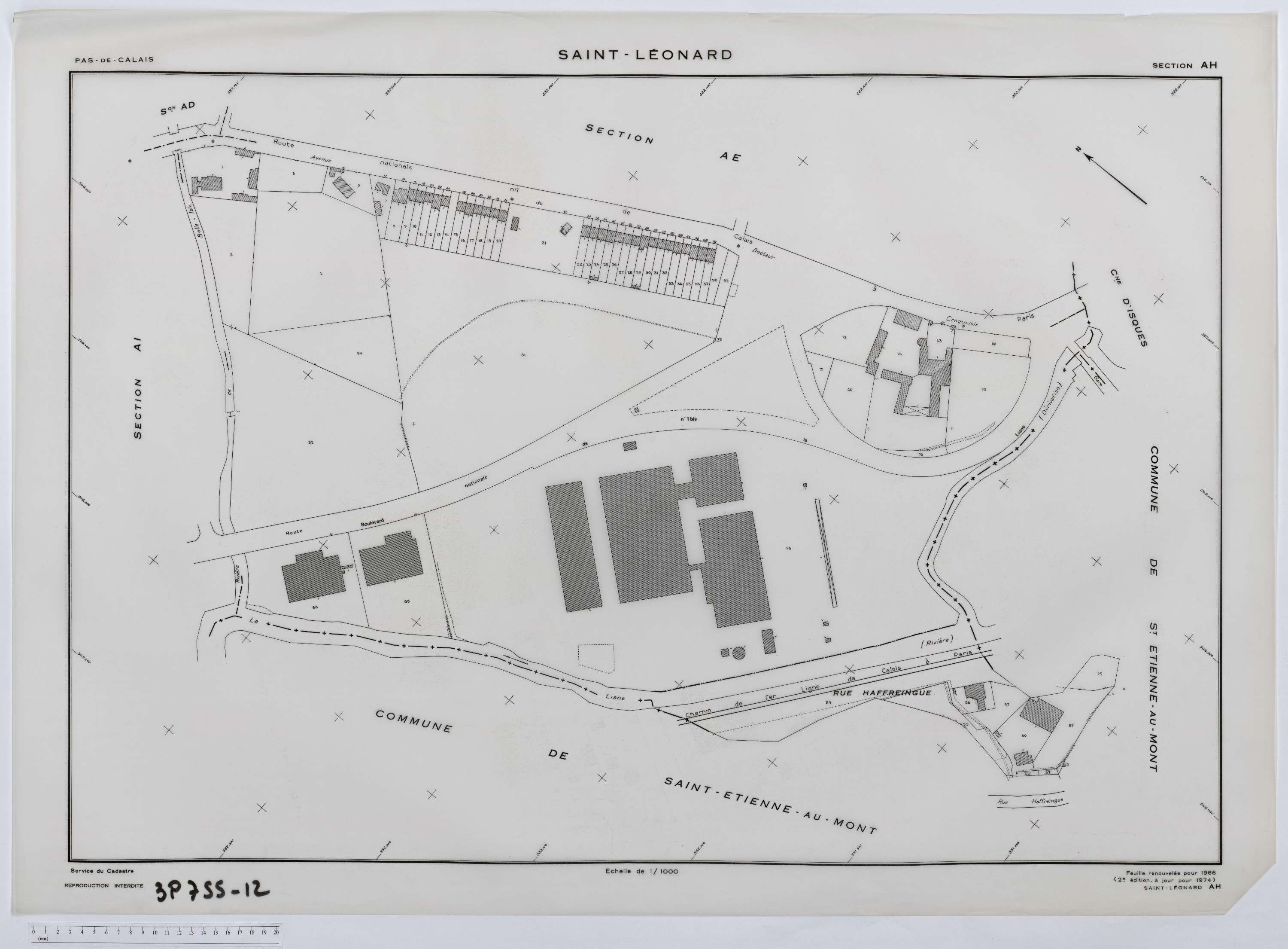 Saint-Léonard - Section AH.