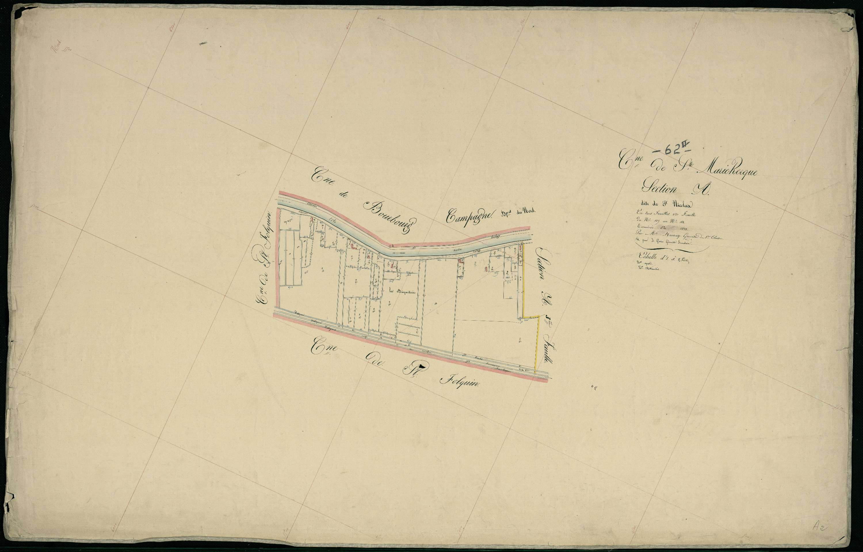 Sainte-Marie-Kerque - Section A, 2e feuille