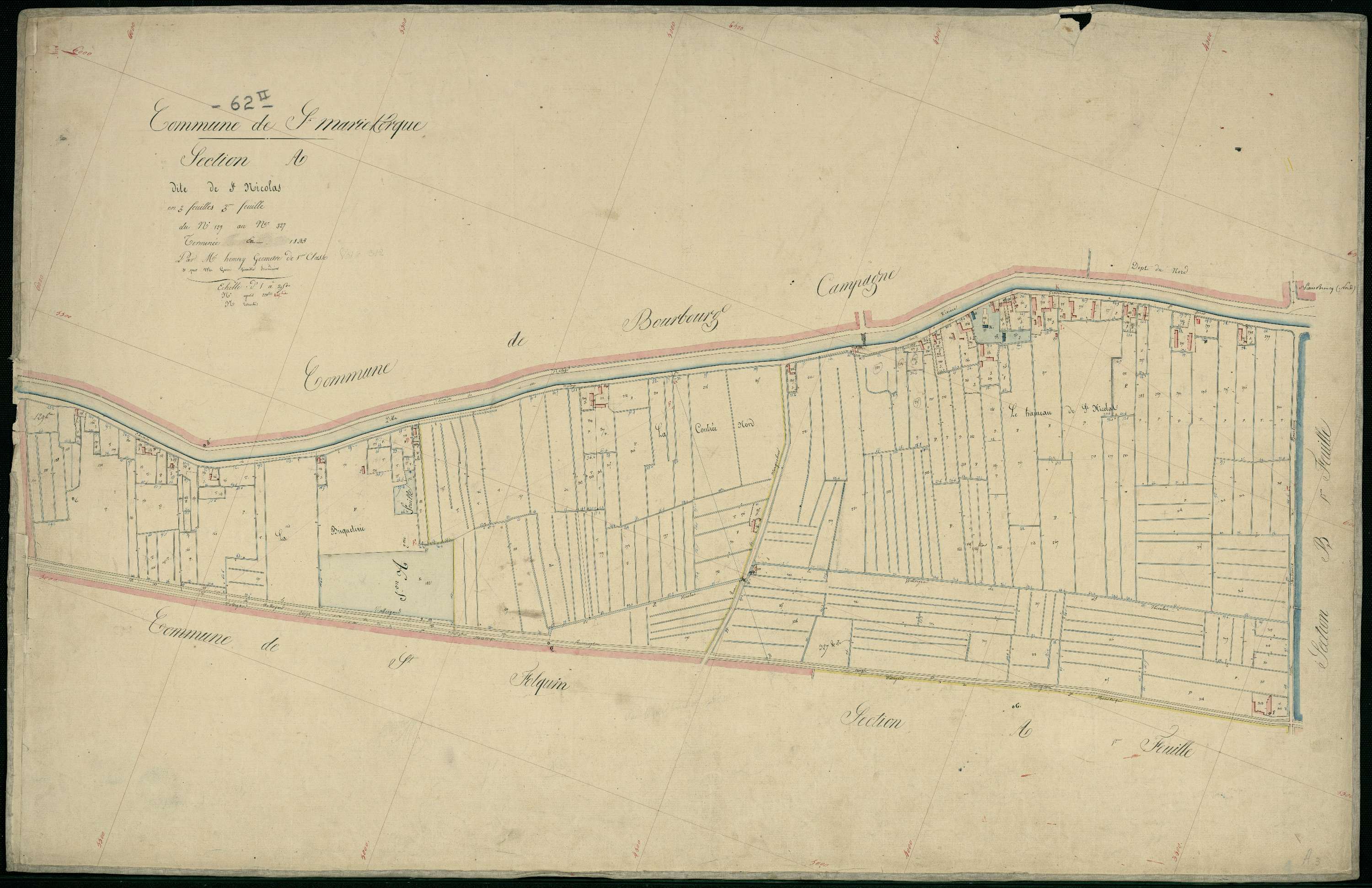 Sainte-Marie-Kerque - Section A, 3e feuille
