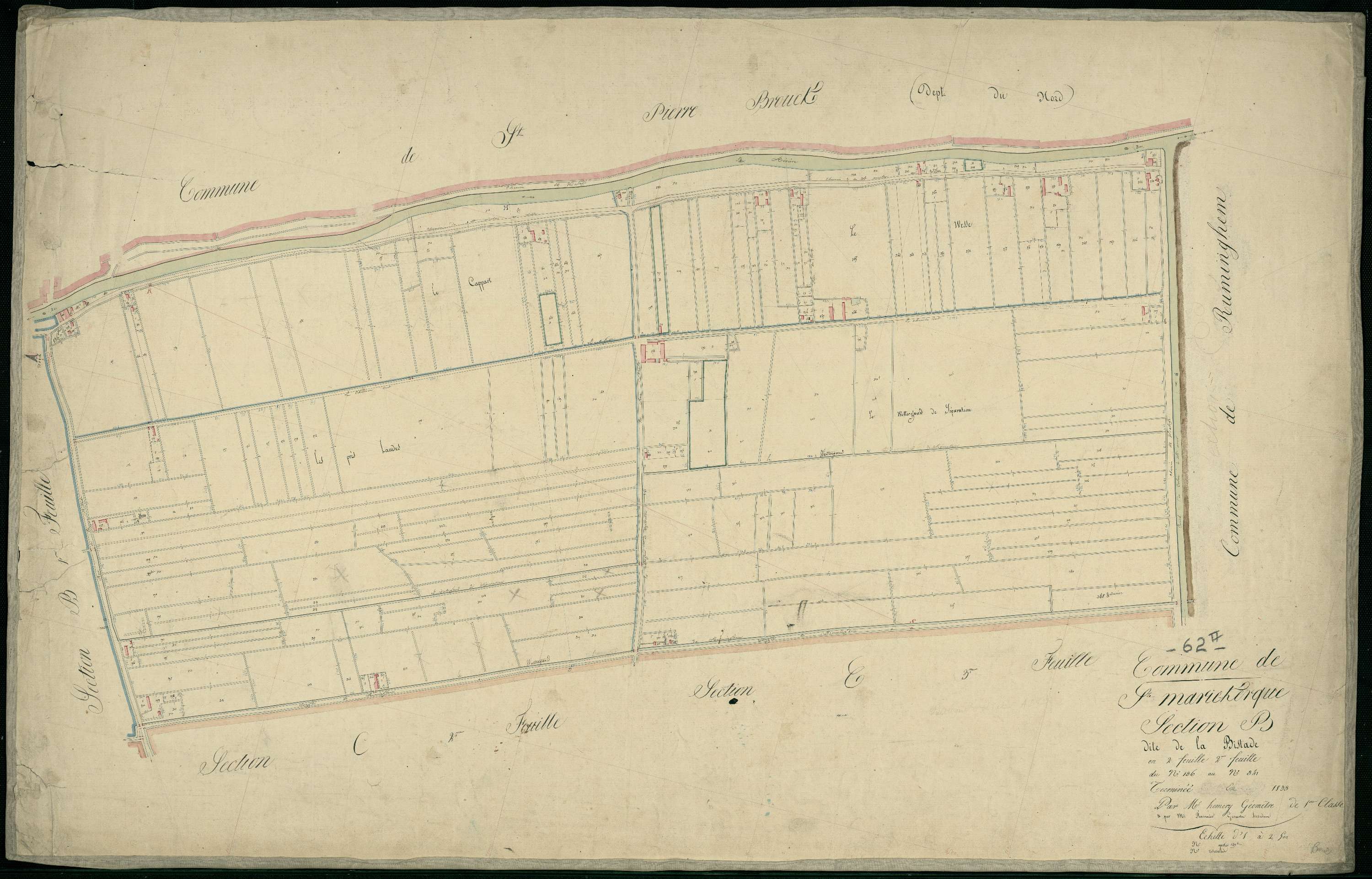 Sainte-Marie-Kerque - Section B, 2e feuille