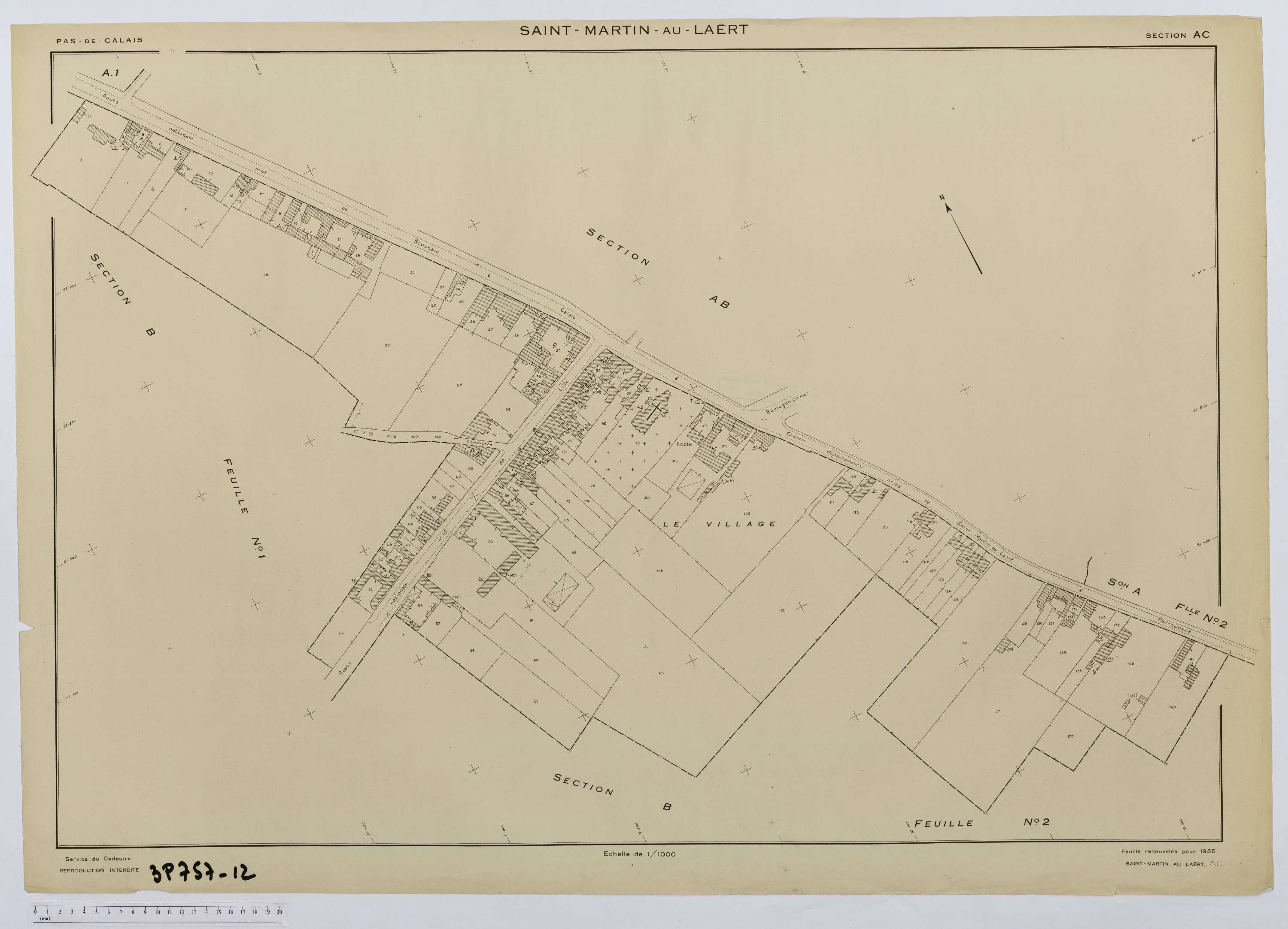 Saint-Martin-au-Laërt - Section AC.