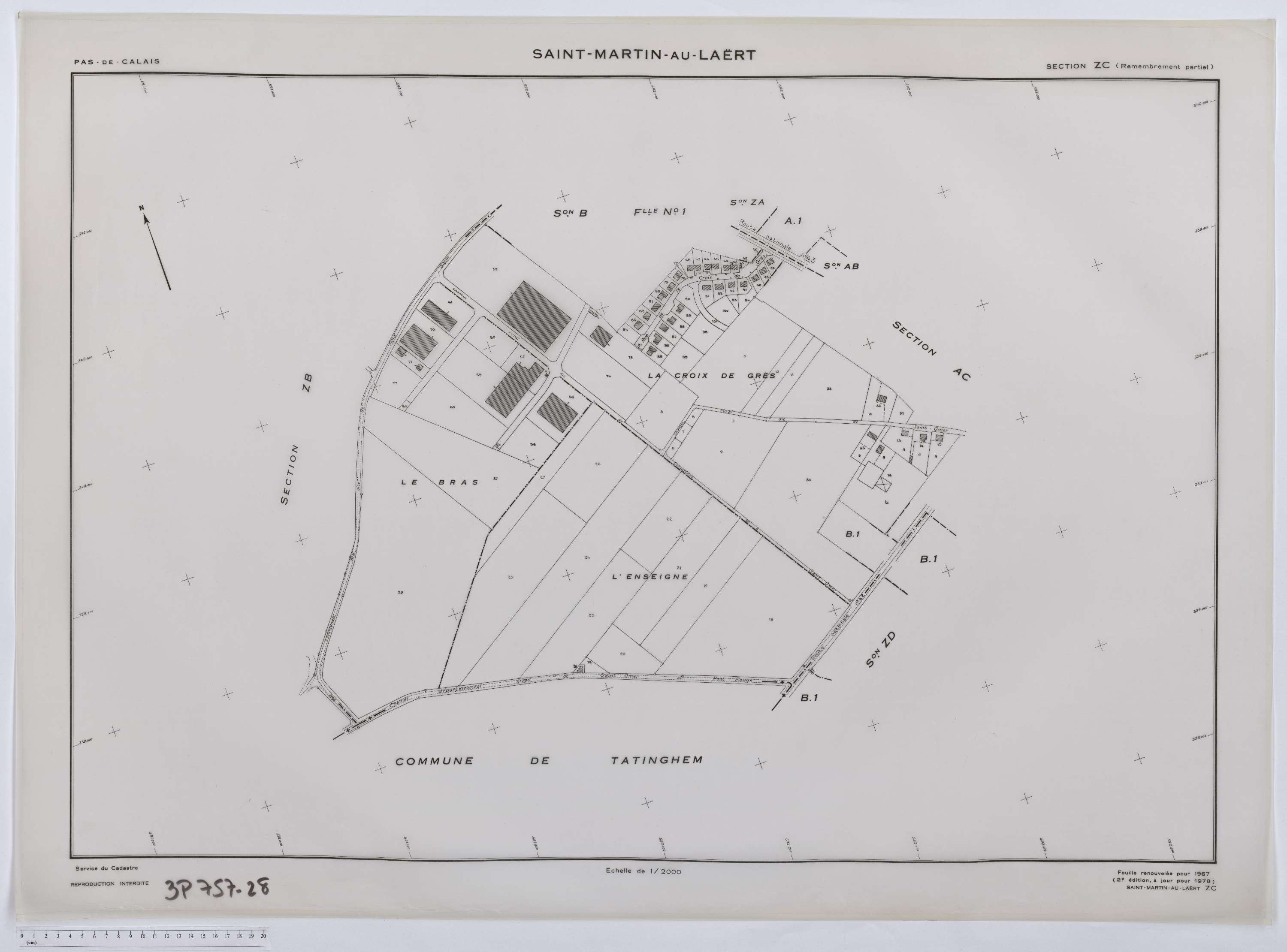 Saint-Martin-au-Laërt - Section ZC.