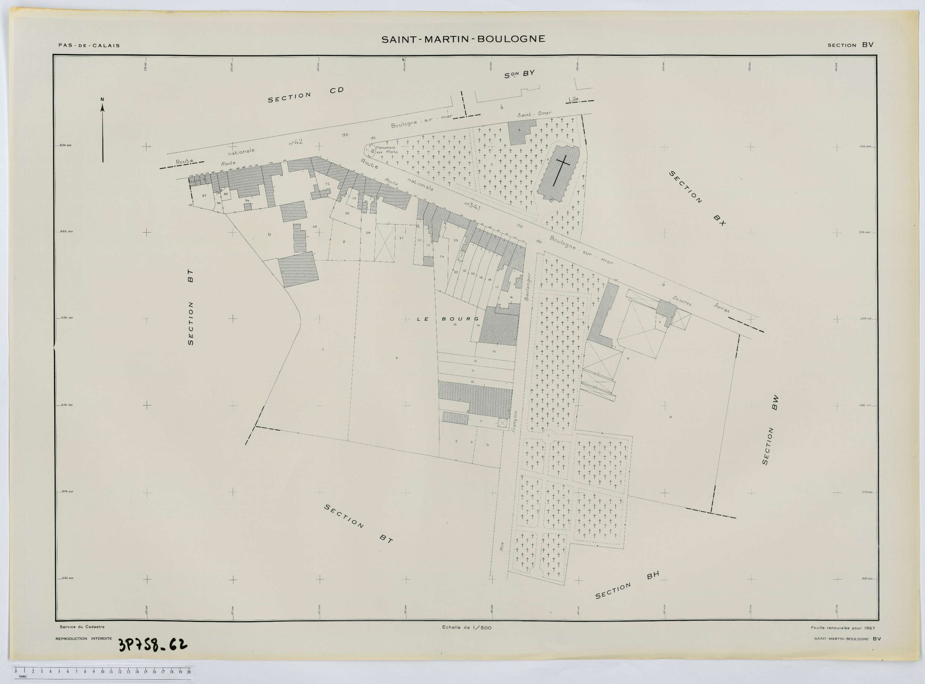 Saint-Martin-Boulogne - Section BV.
